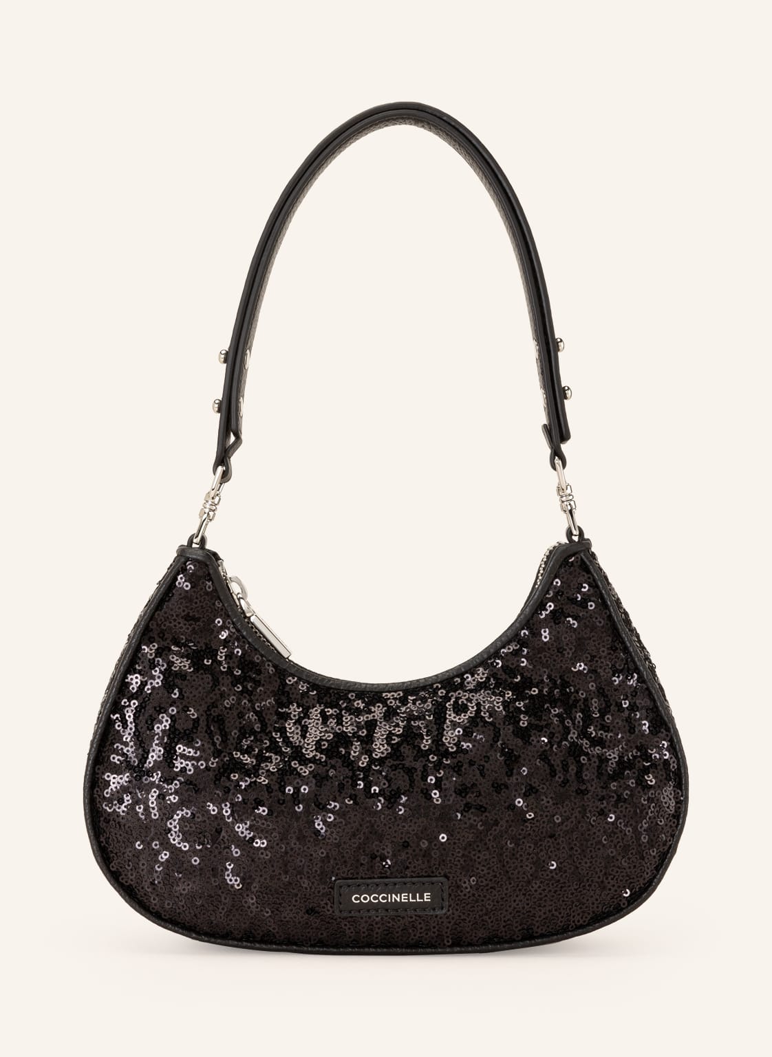 Image of Coccinelle Handtasche Mit Pailletten schwarz