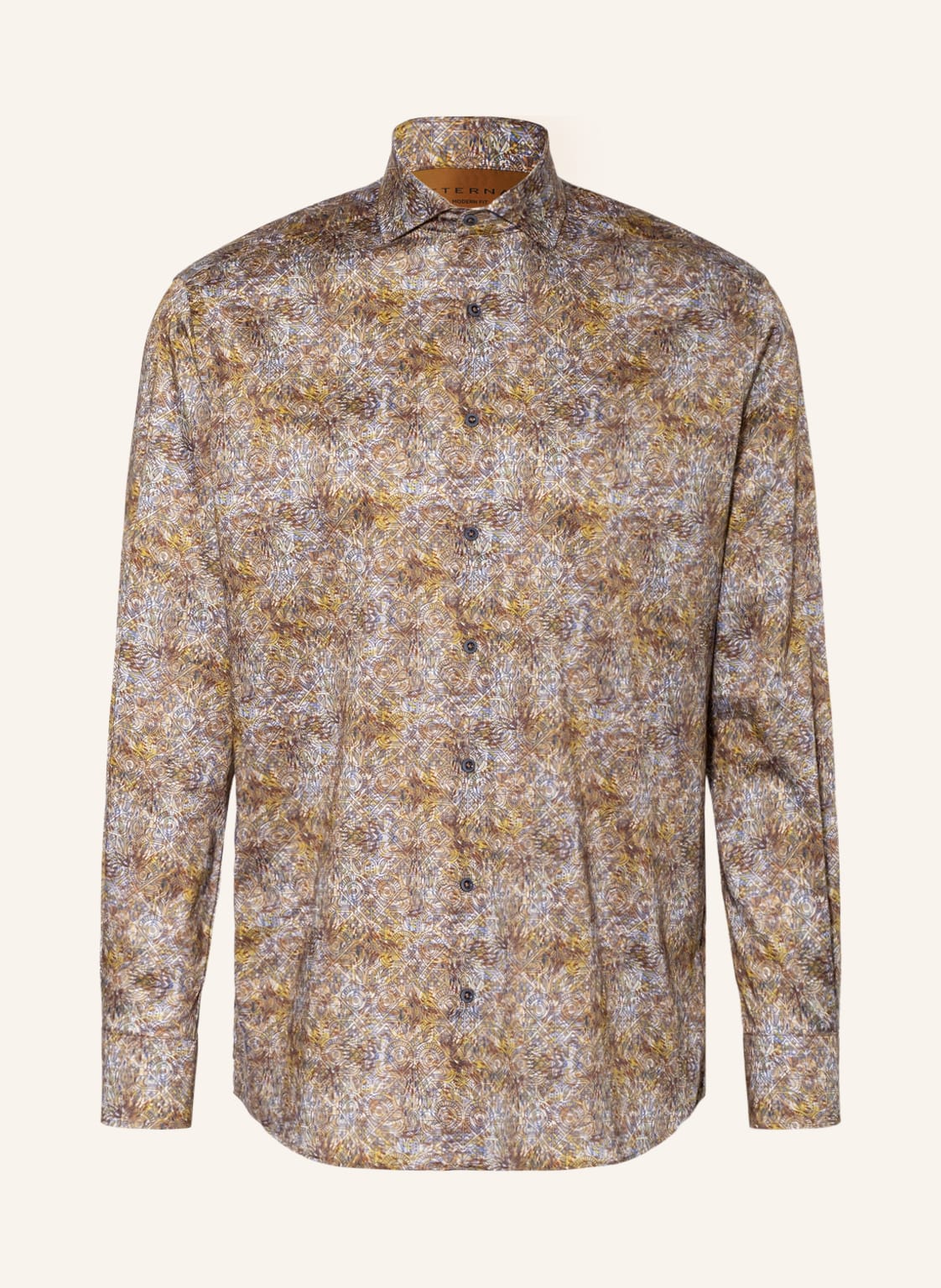 Image of Eterna Jerseyhemd Modern Fit gelb