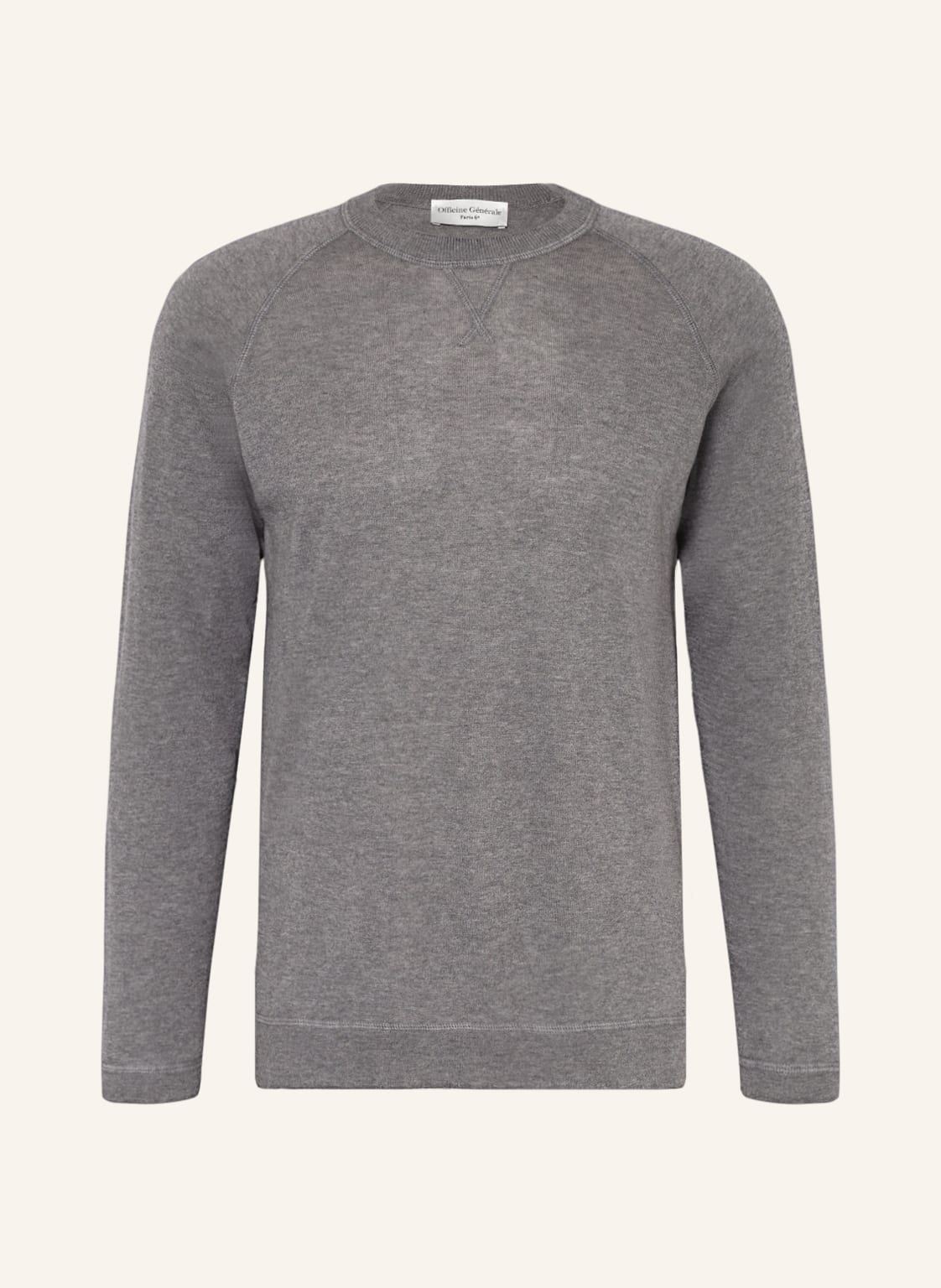 Image of Officine Générale Pullover Nate grau