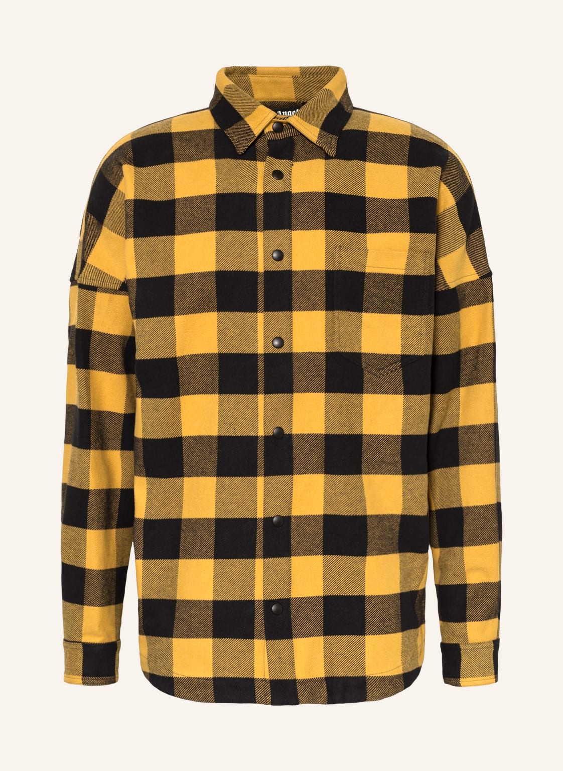 Image of Palm Angels Flanell-Overjacket gold