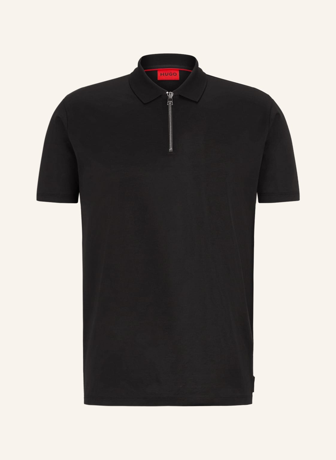 Image of Hugo Jersey-Poloshirt Dozelot Regular Fit schwarz