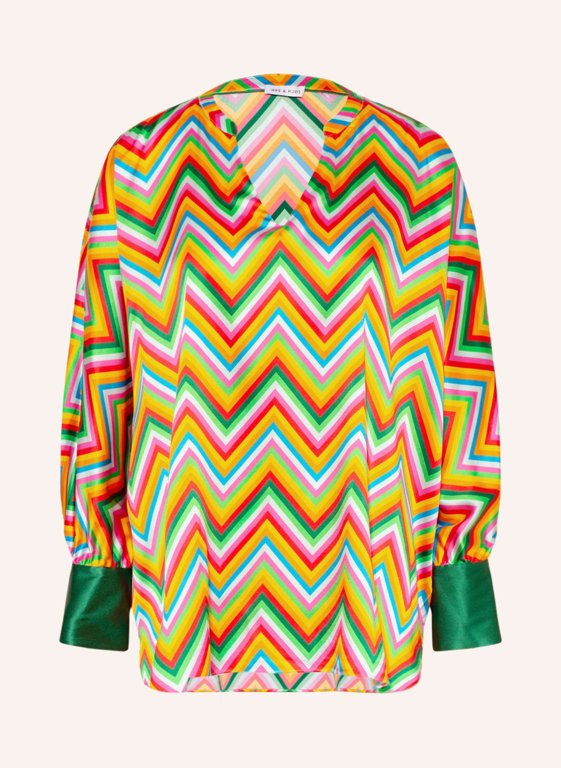 Image of Mrs & Hugs Blusenshirt Aus Seide gruen