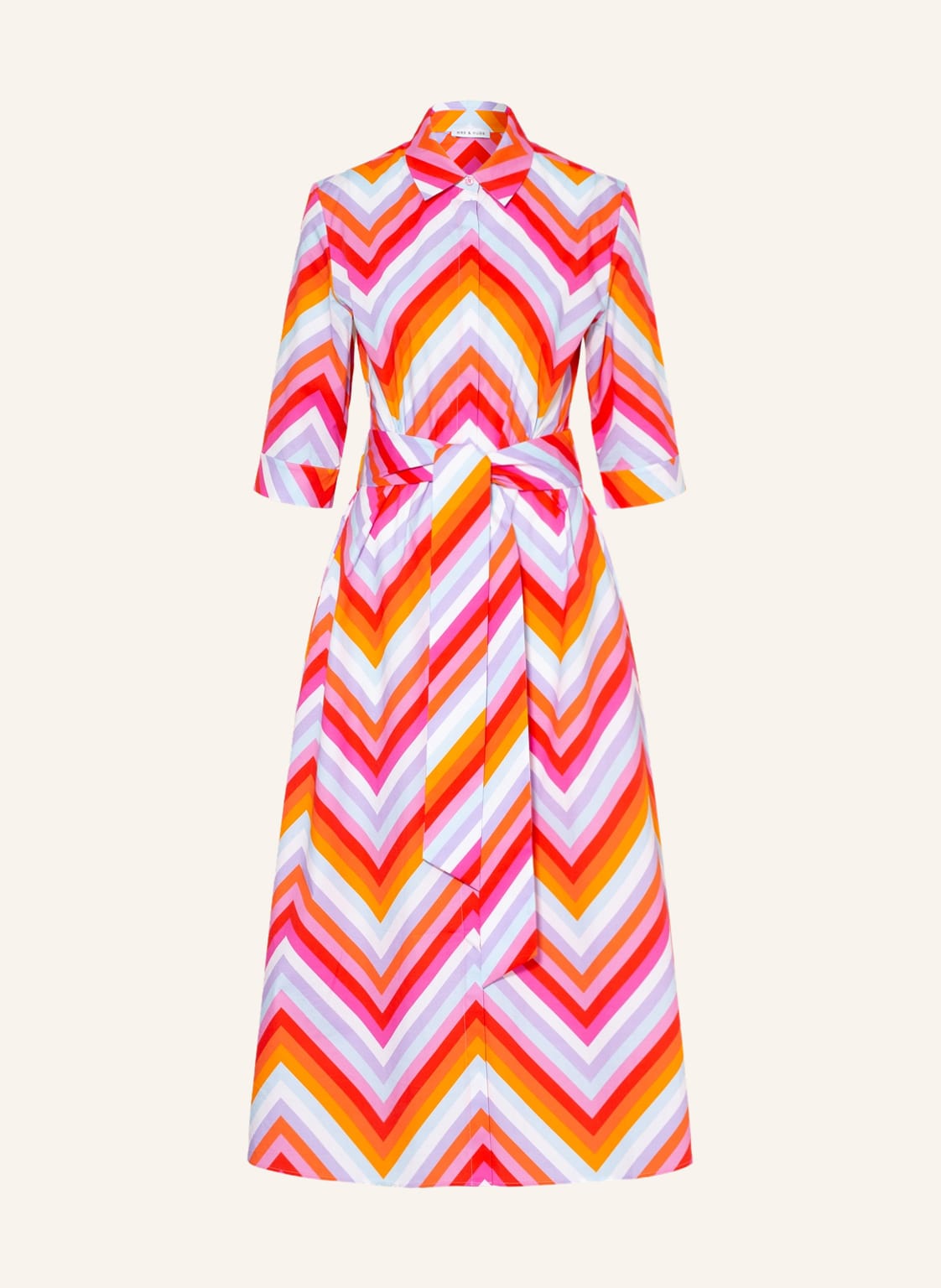 Image of Mrs & Hugs Hemdblusenkleid rosa