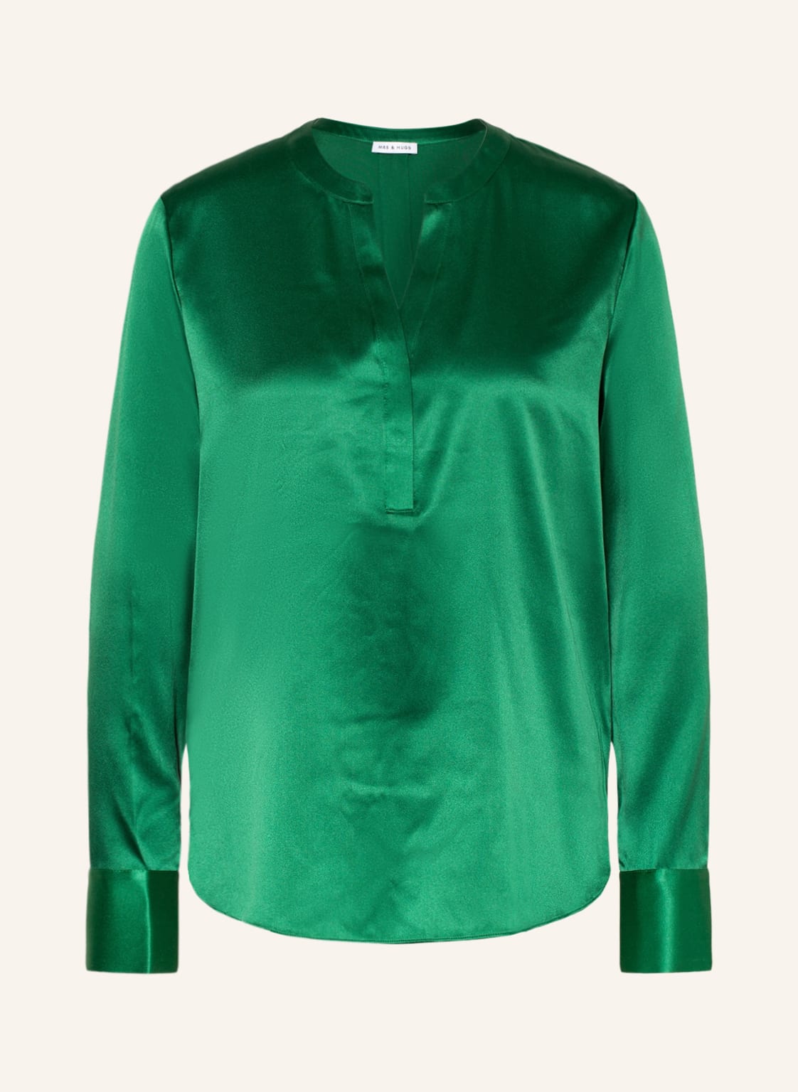 Image of Mrs & Hugs Seidenbluse gruen