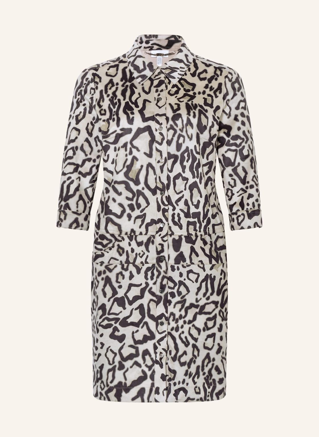 Image of Sportalm Hemdblusenkleid Mit 3/4-Arm beige