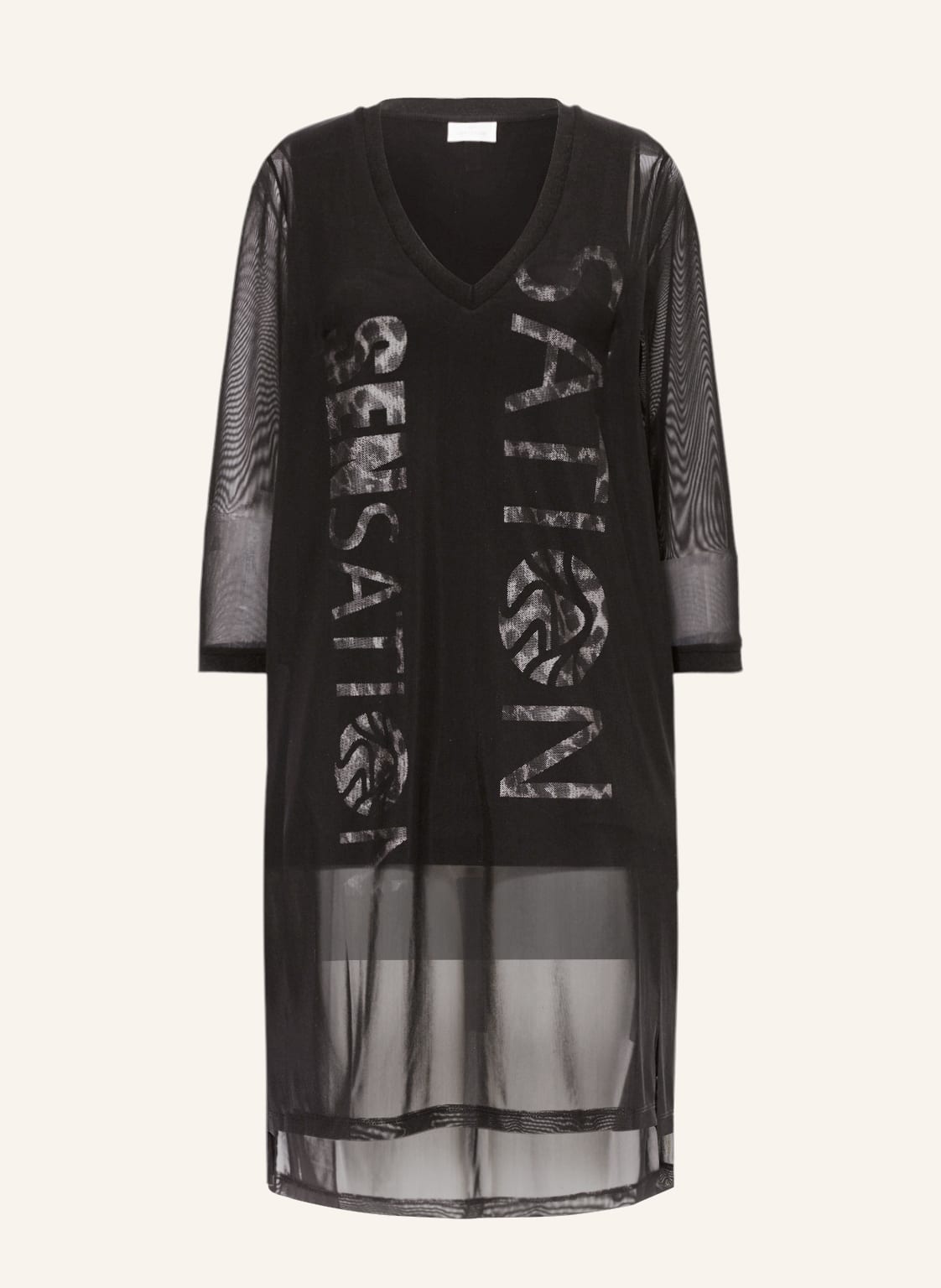 Image of Sportalm Mesh-Shirt Mit 3/4-Arm schwarz