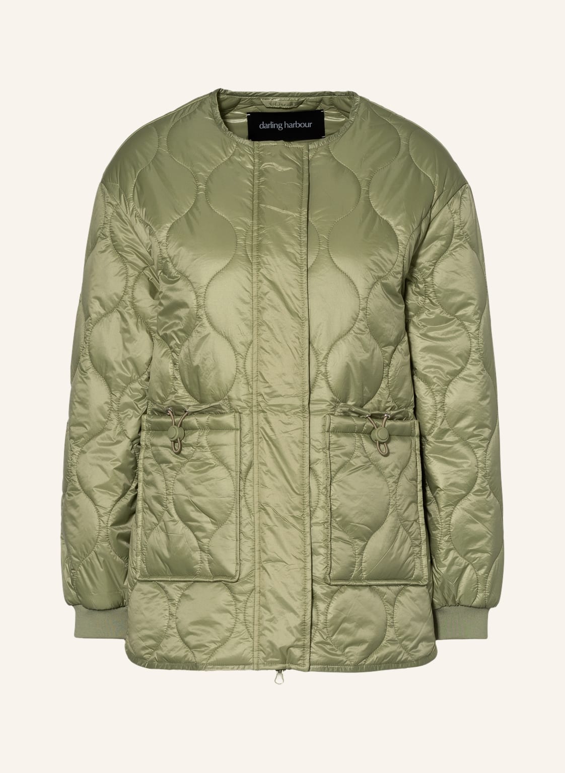 Image of Darling Harbour Steppjacke gruen