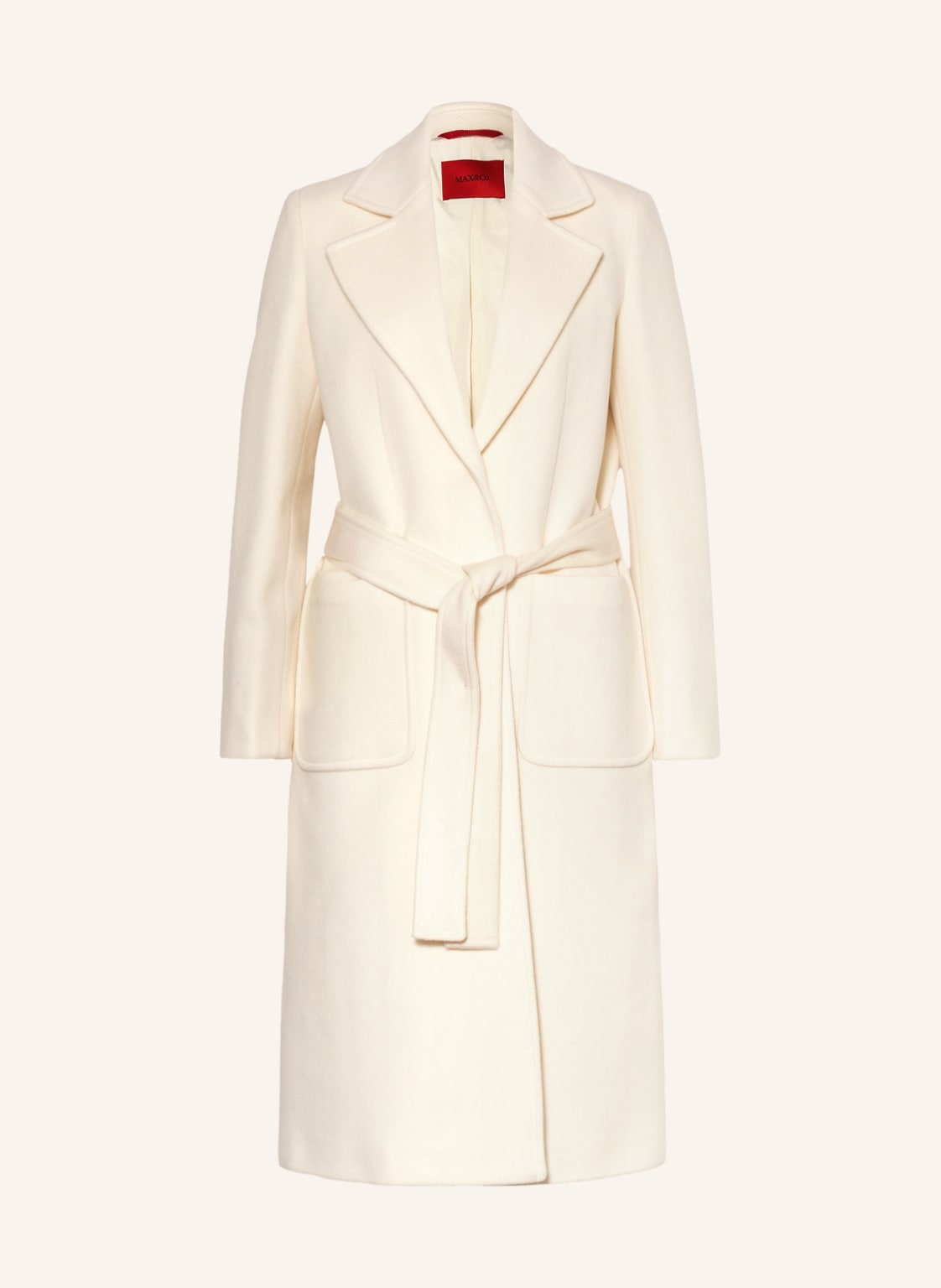 Image of Max & Co. Wollmantel Purerun weiss