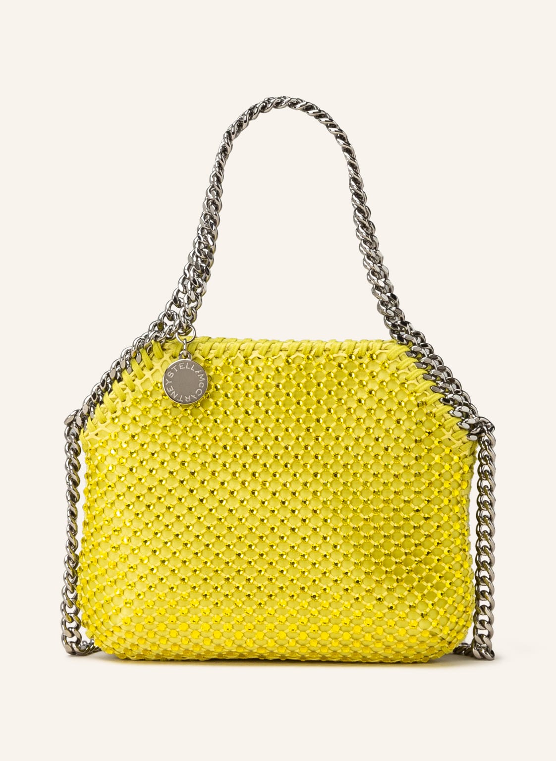 Image of Stella Mccartney Umhängetasche Mit Schmucksteinen gelb