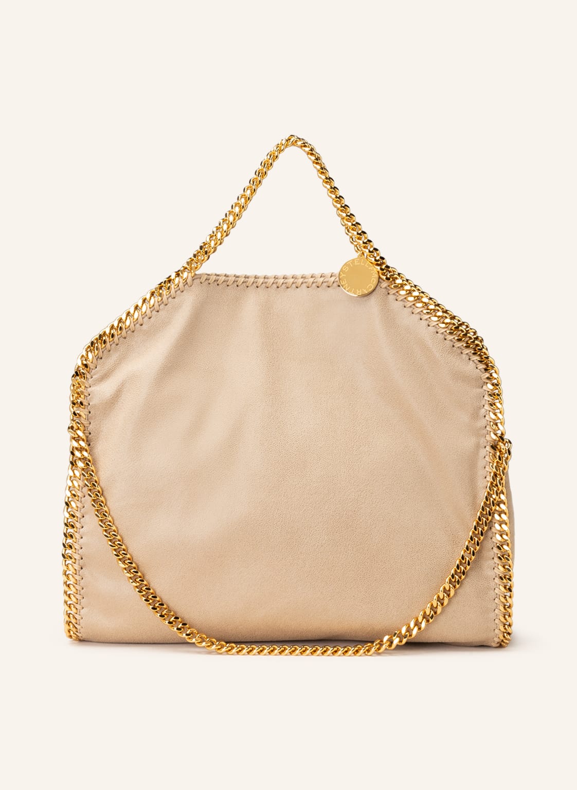 Image of Stella Mccartney Shopper Falabella beige