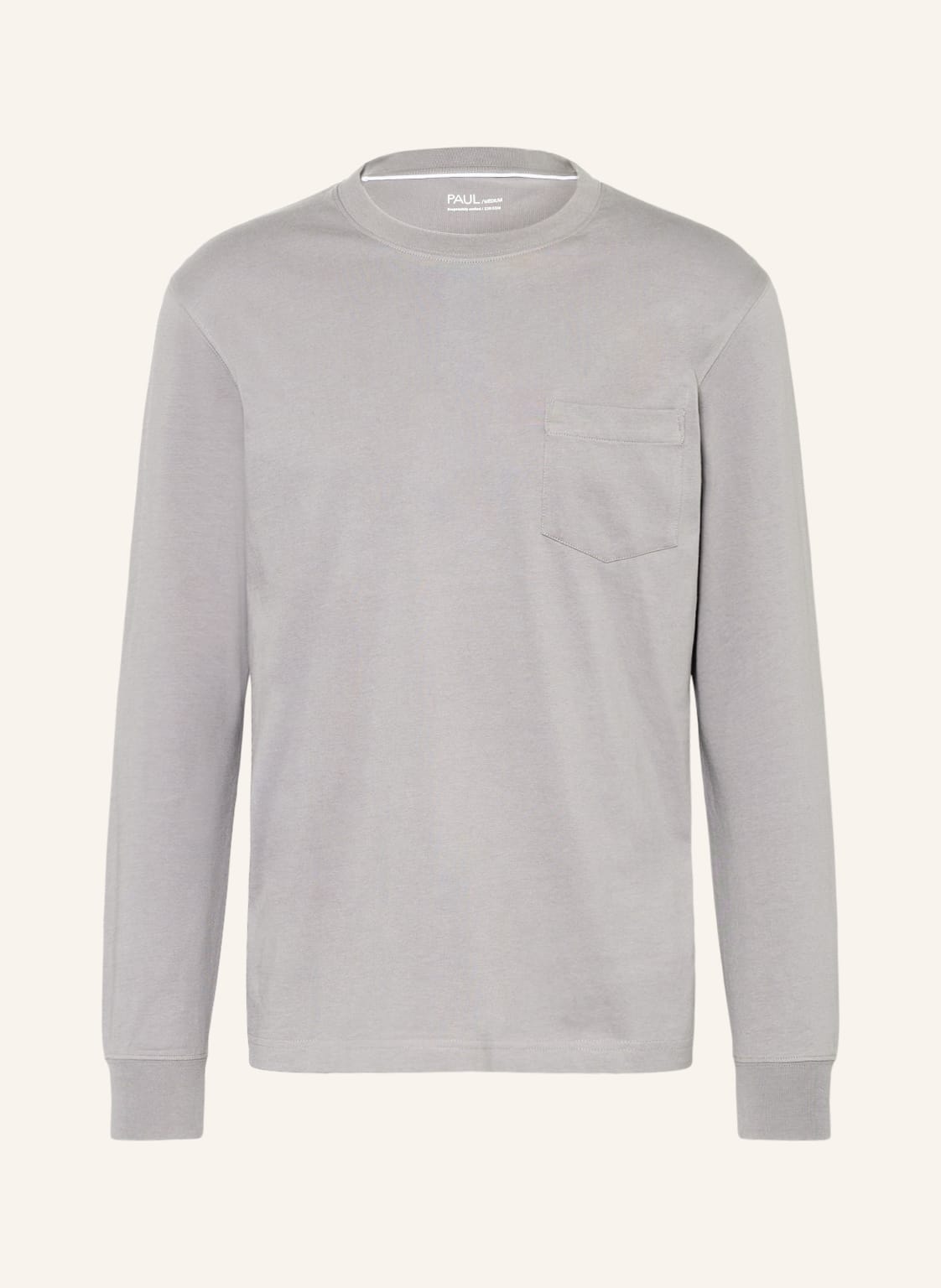 Image of Paul Longsleeve grau