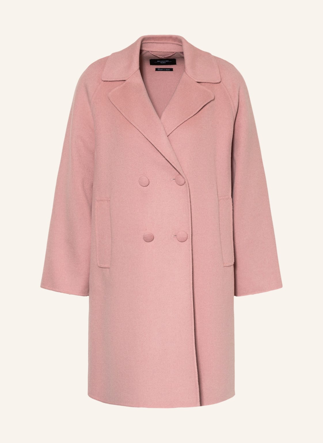 Image of Weekend Maxmara Wollmantel Rivetto rosa