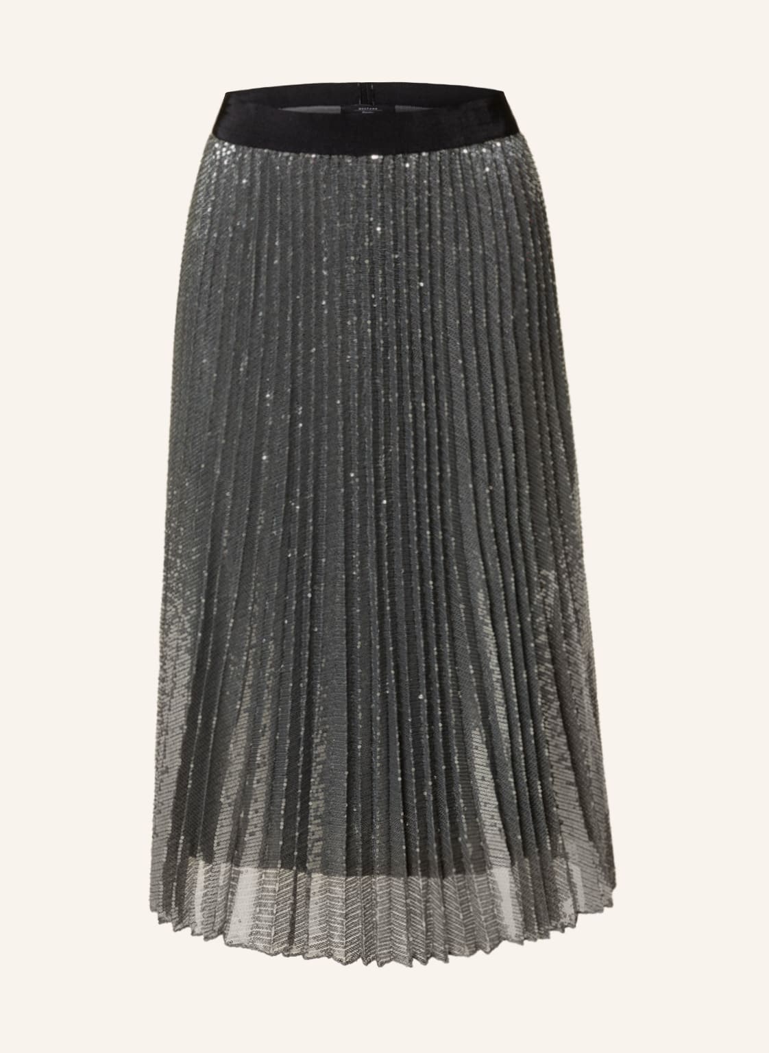 Image of Weekend Maxmara Mesh-Rock Falesia Mit Pailletten grau