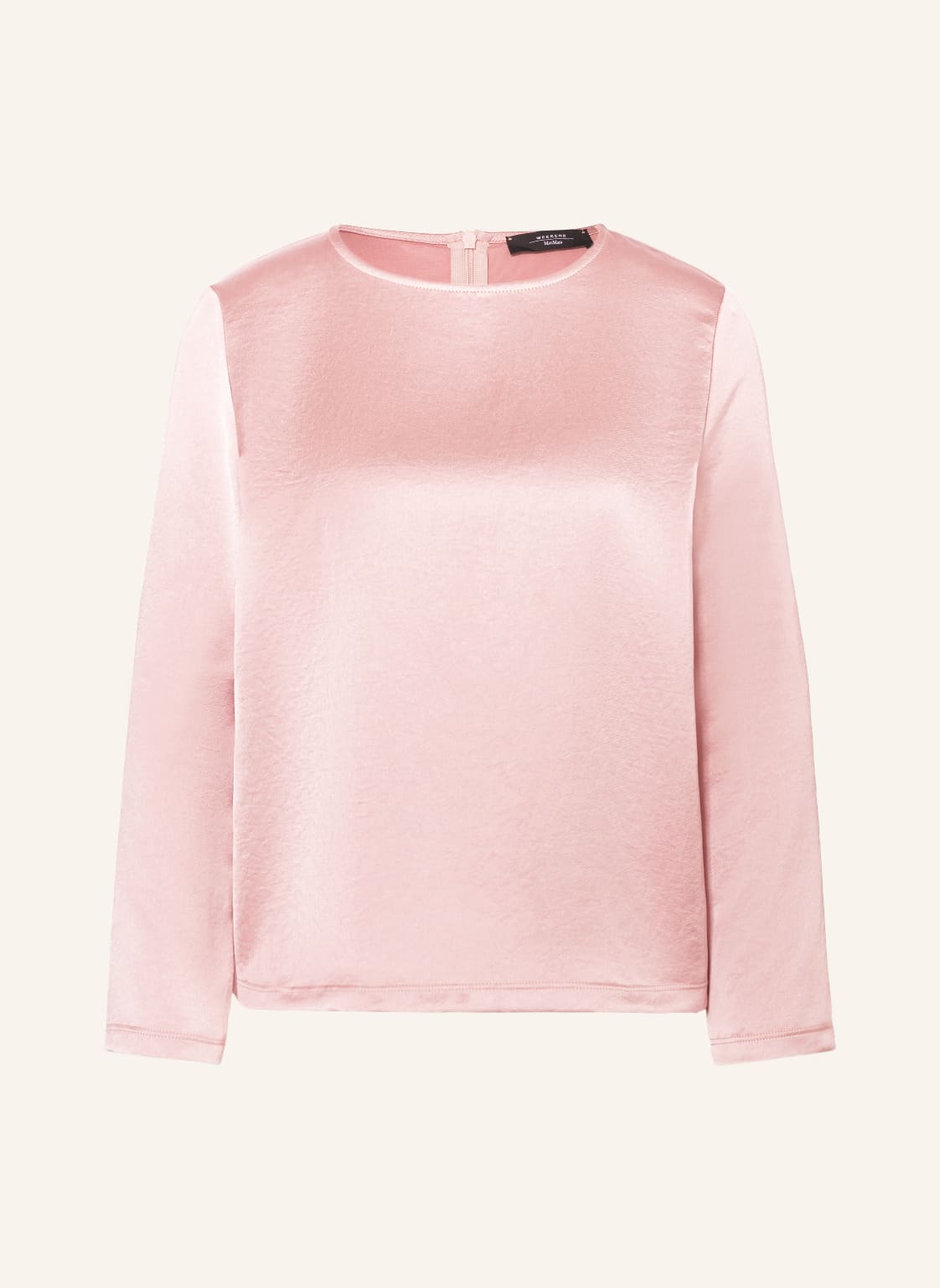 Image of Weekend Maxmara Blusenshirt Chic Im Materialmix rosa