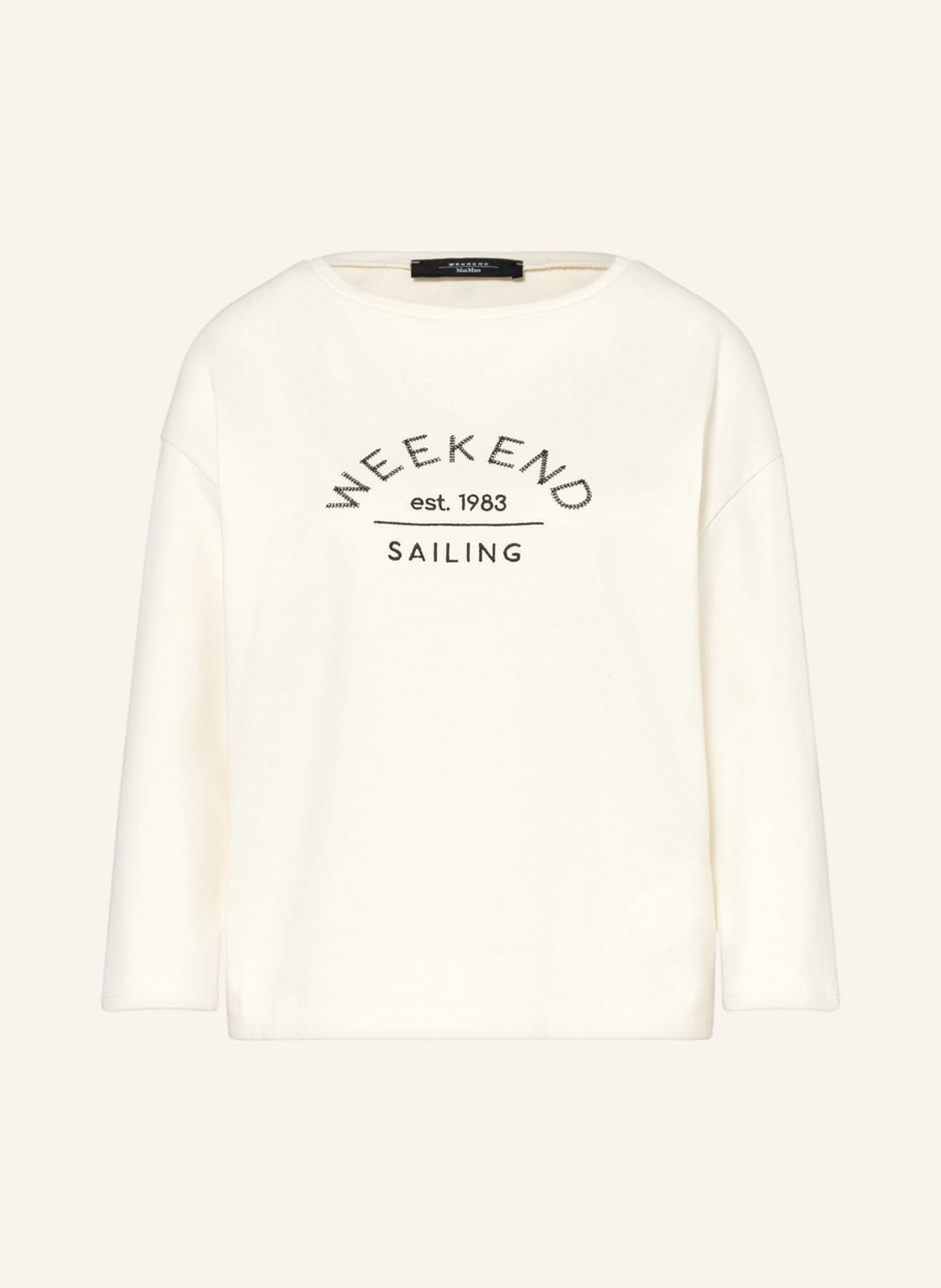 Image of Weekend Maxmara Longsleeve Vistola weiss