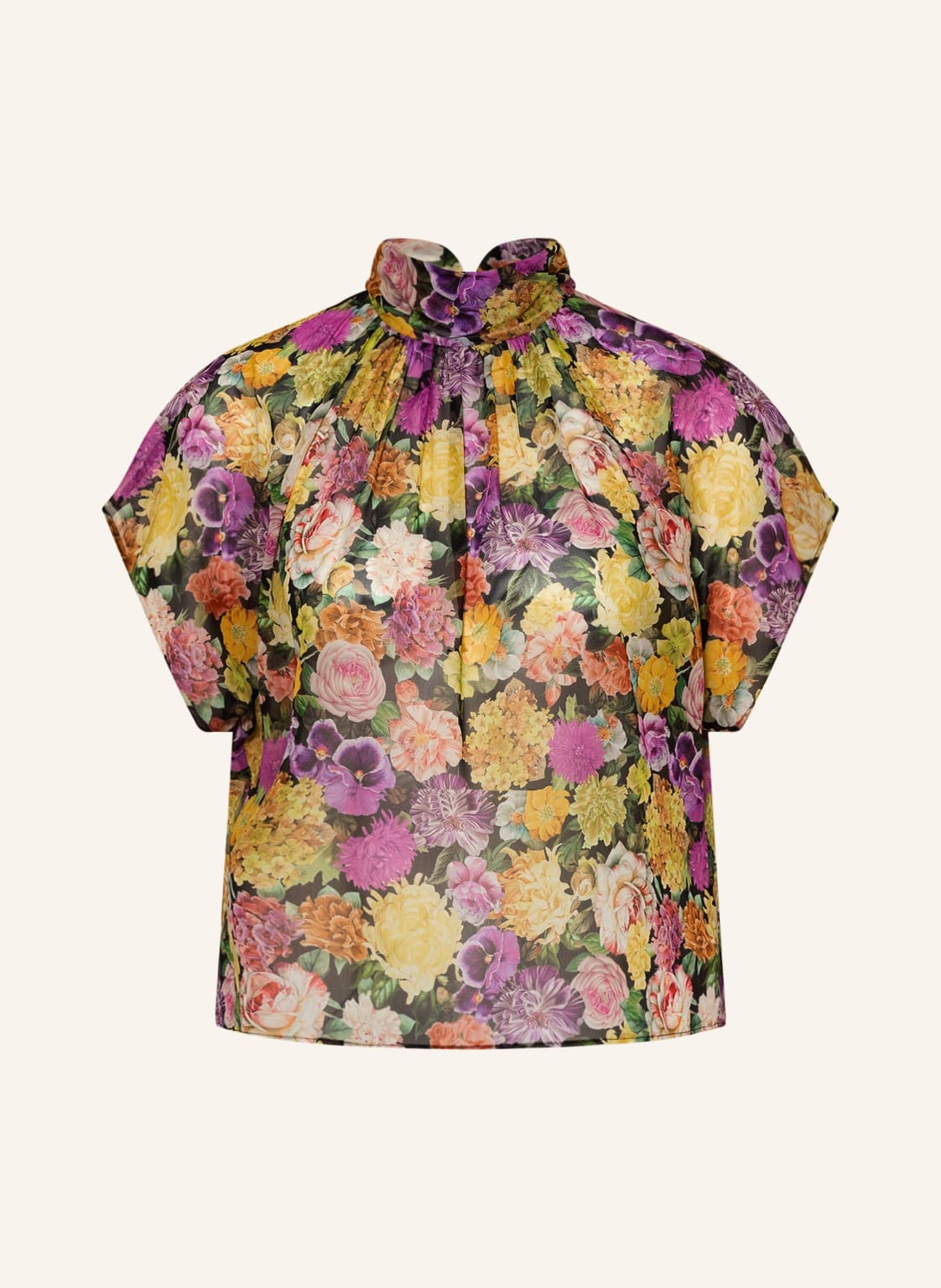 Image of Maxmara Studio Blusenshirt Cesena Aus Seide schwarz