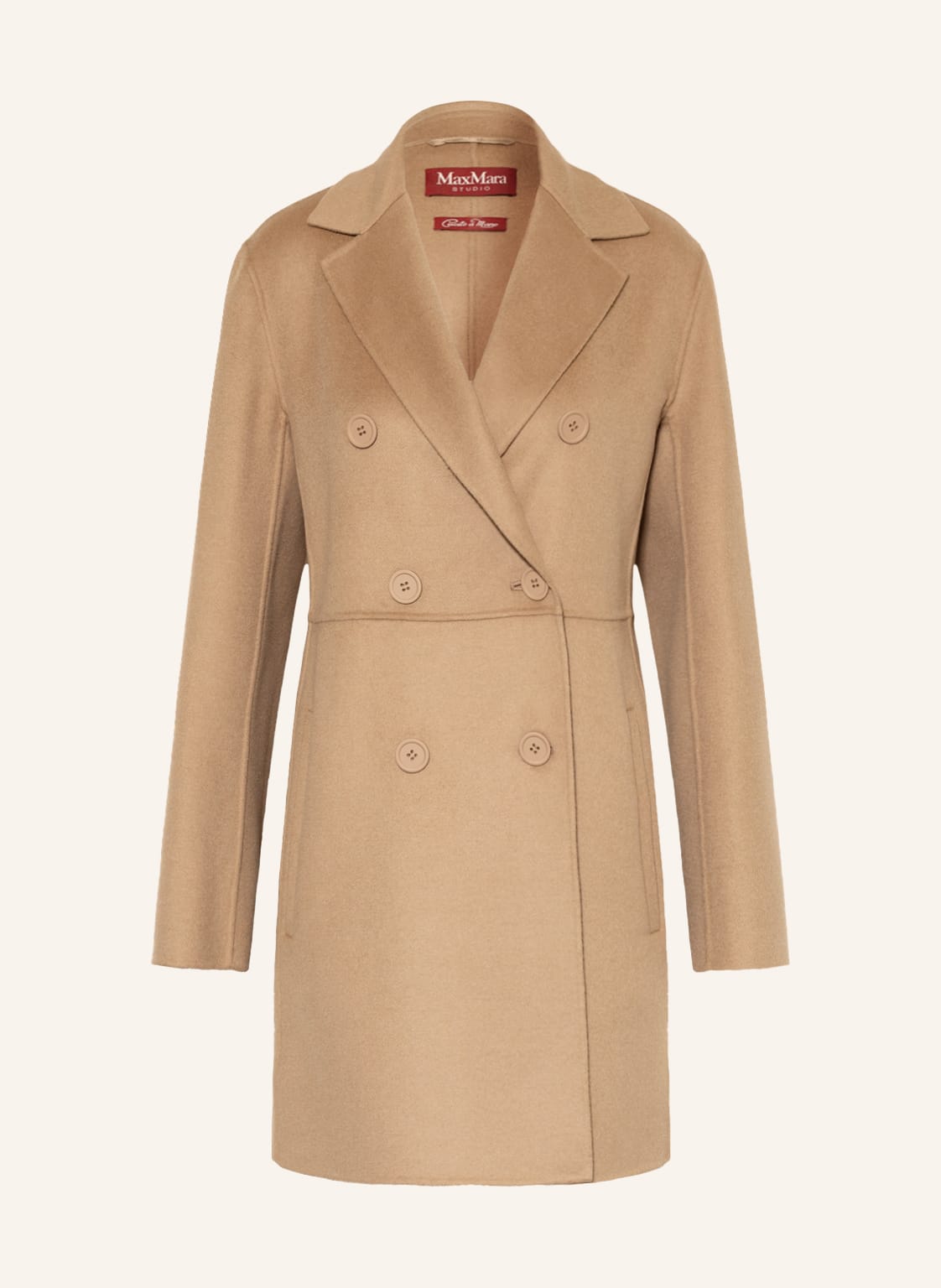 Image of Maxmara Studio Wollmantel Salmo beige