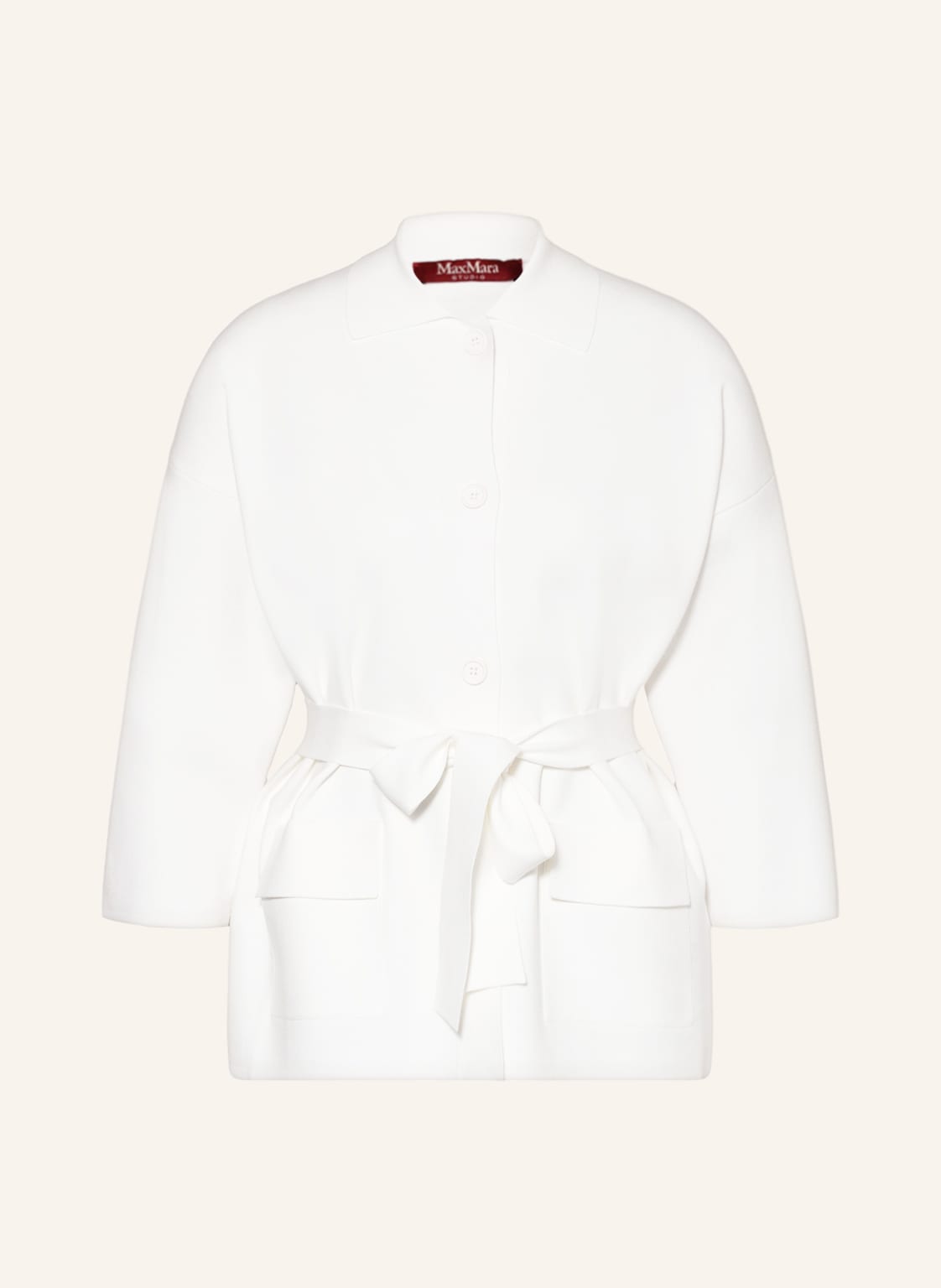 Image of Maxmara Studio Strickjacke Elia weiss