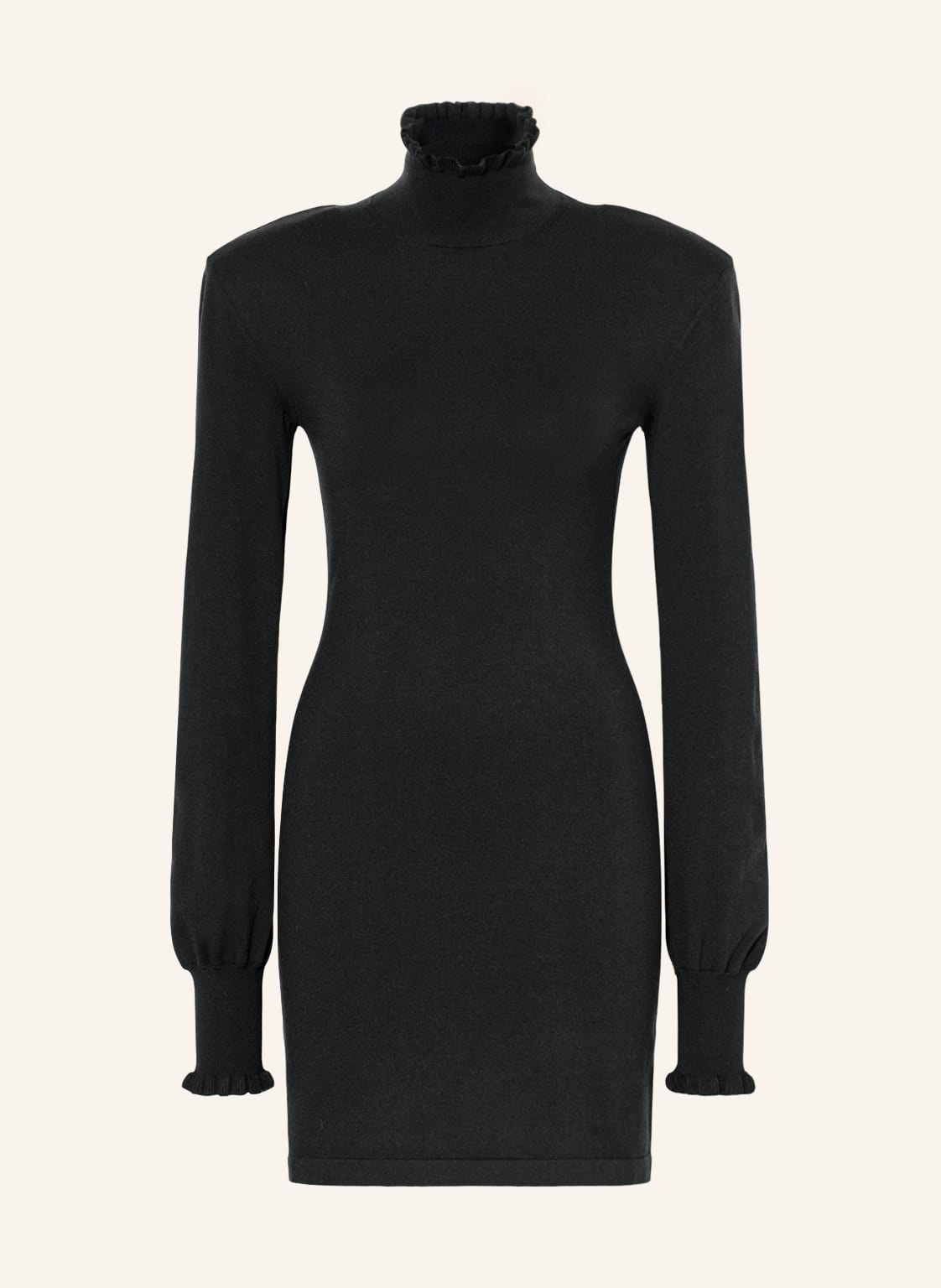 Image of Sportmax Strickkleid Leandro Mit Rüschen schwarz