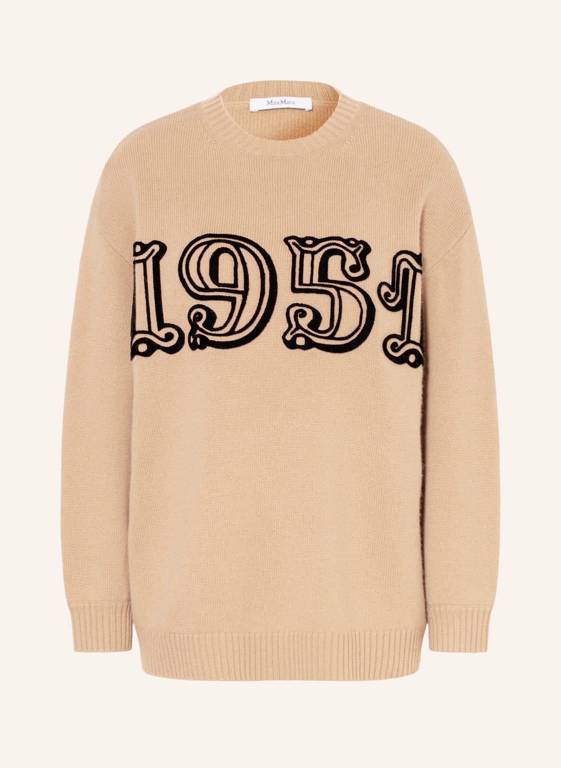 Image of Max Mara Pullover Bard Mit Cashmere beige