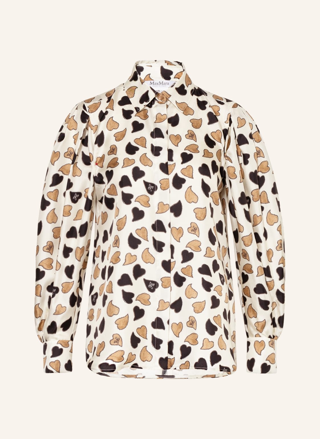 Image of Max Mara Hemdbluse Vanadio Aus Seide weiss