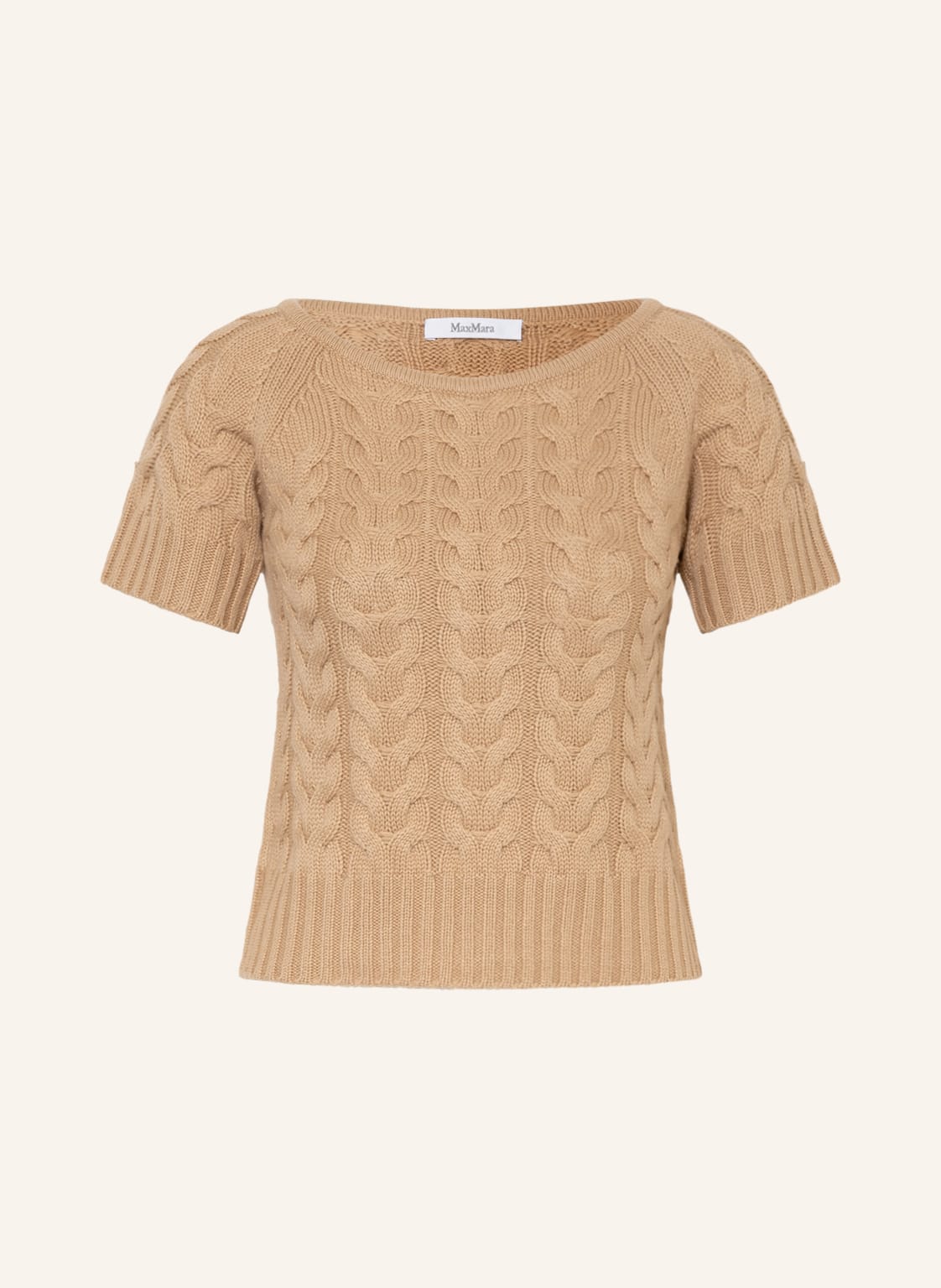 Image of Max Mara Strickshirt Oglio Mit Cashmere beige