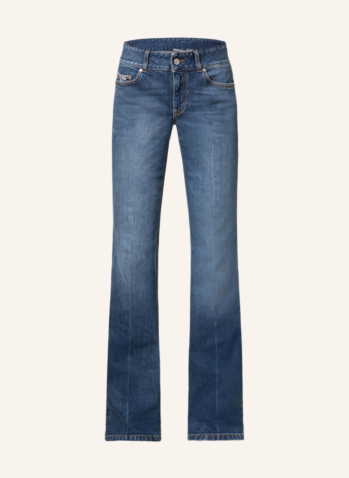 Image of Stella Mccartney Straight Jeans blau