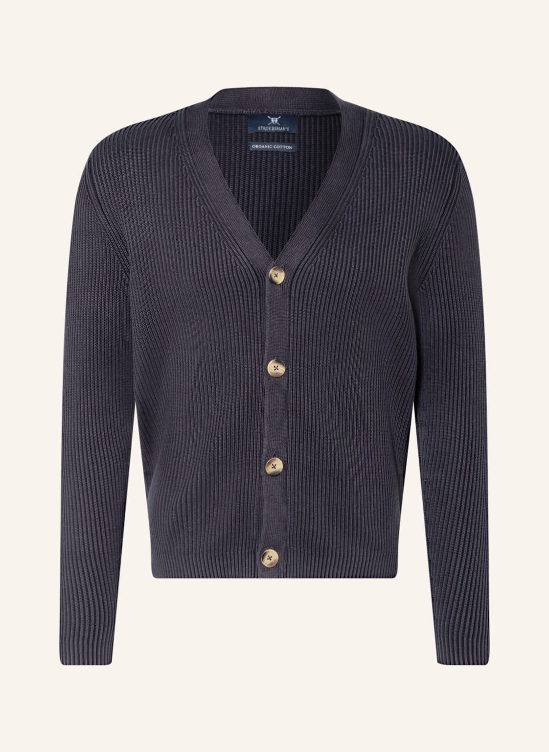 Image of Strokesman's Strickjacke blau