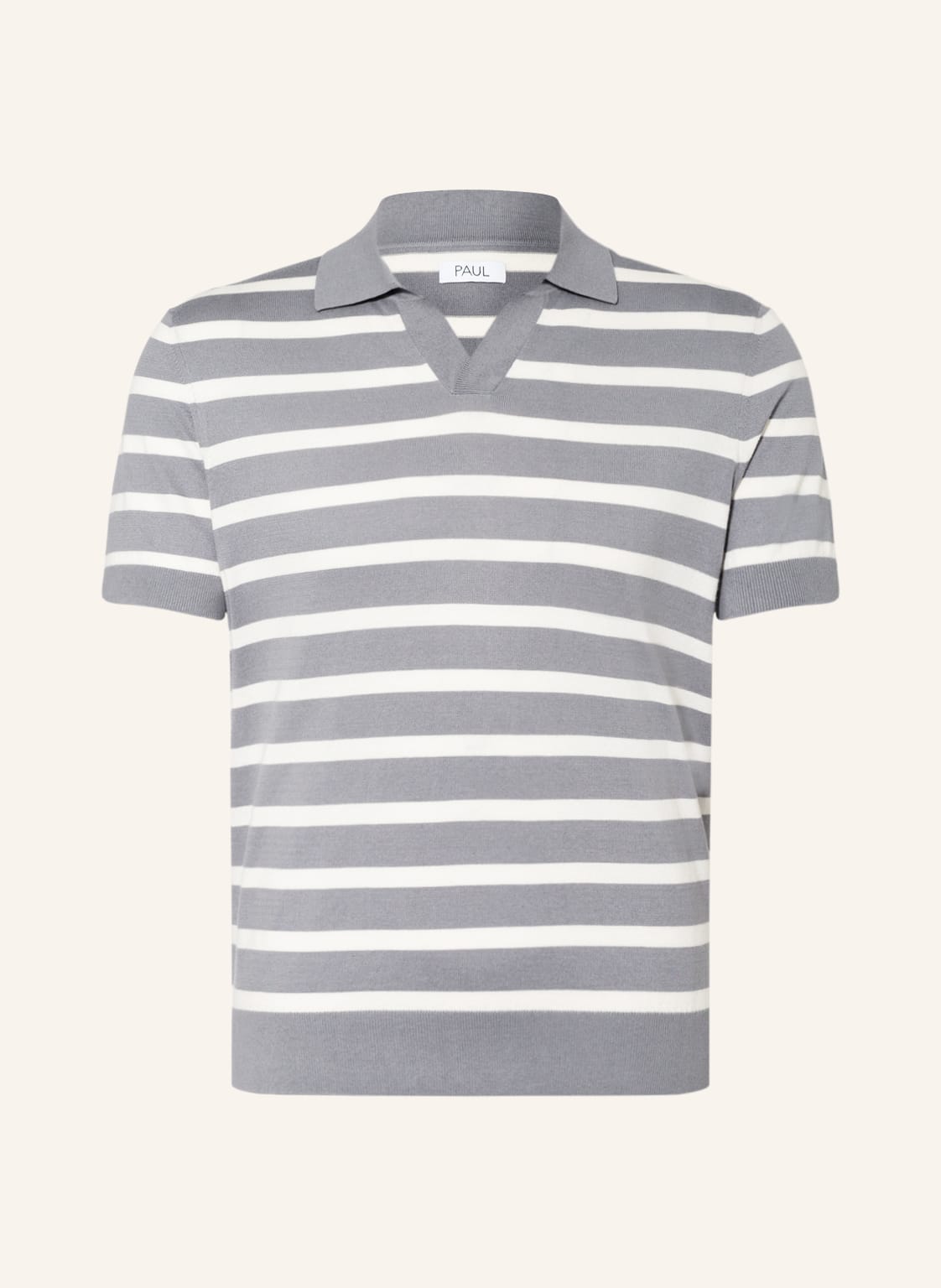 Image of Paul Strick-Poloshirt grau