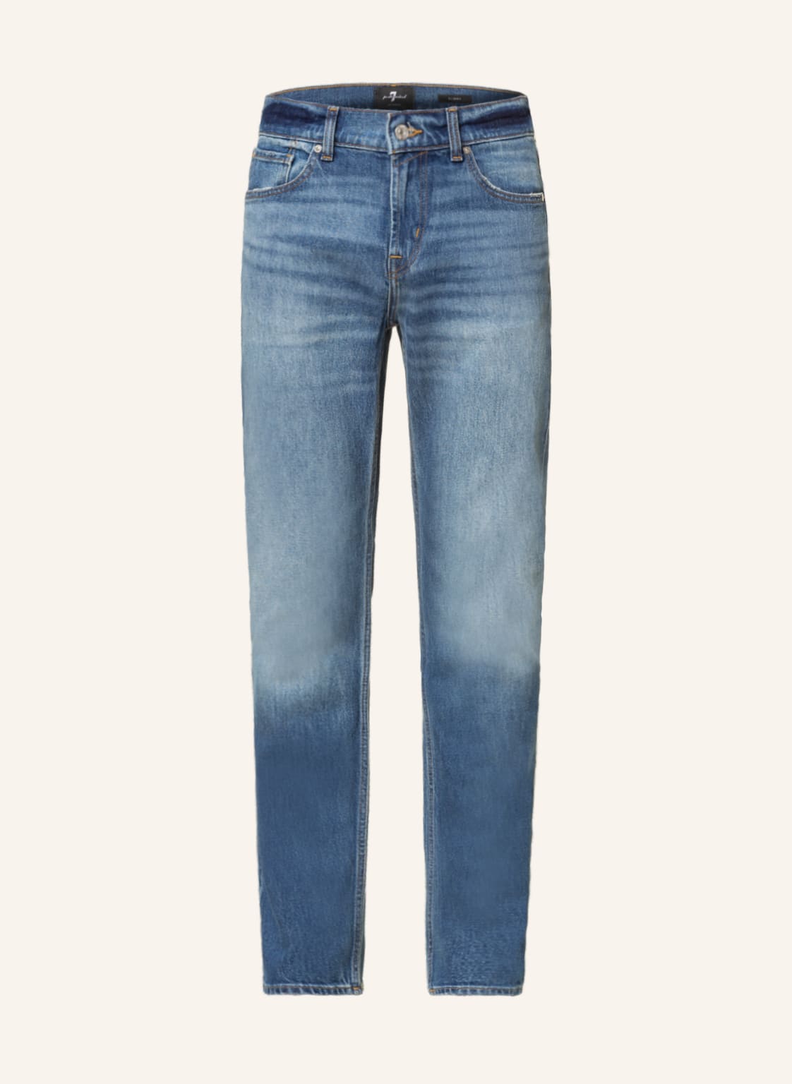 Image of 7 For All Mankind Jeans Slimmy Straight Fit blau