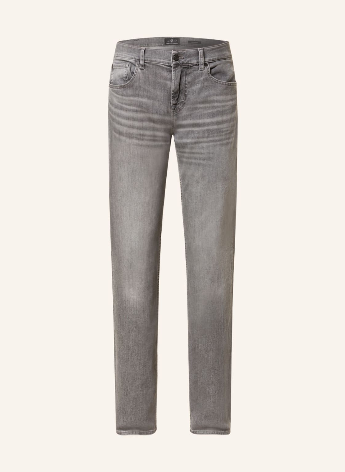 Image of 7 For All Mankind Jeans Straight Fit grau