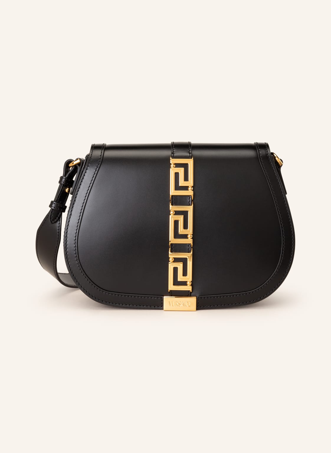 Image of Versace Umhängetasche Greca schwarz