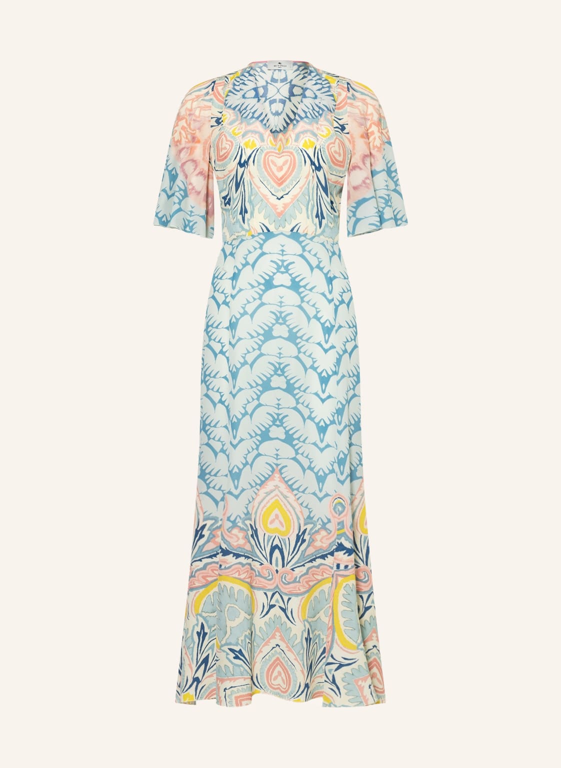 Image of Etro Seidenkleid blau