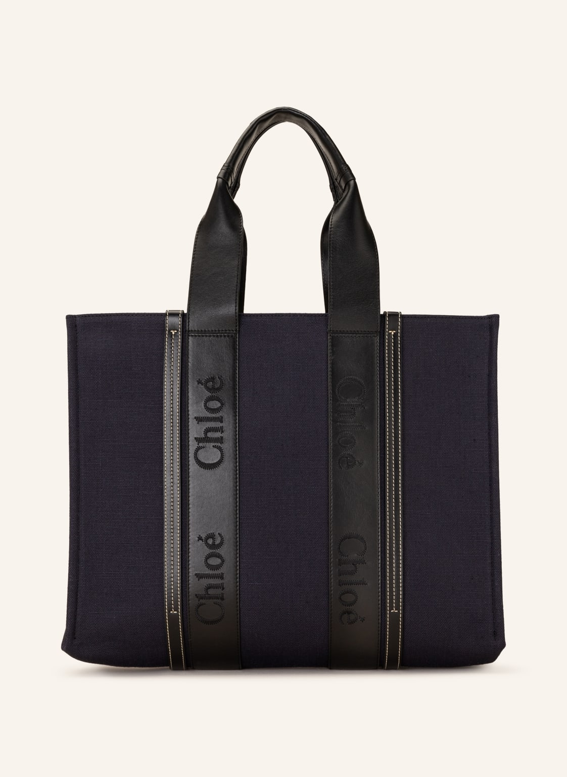 Image of Chloé Shopper Woody Large blau