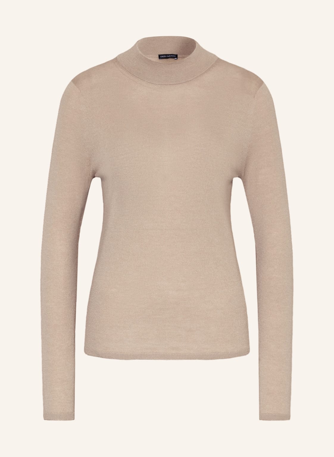 Image of Iris Von Arnim Cashmere-Pullover Ludmilla Mit Seide beige