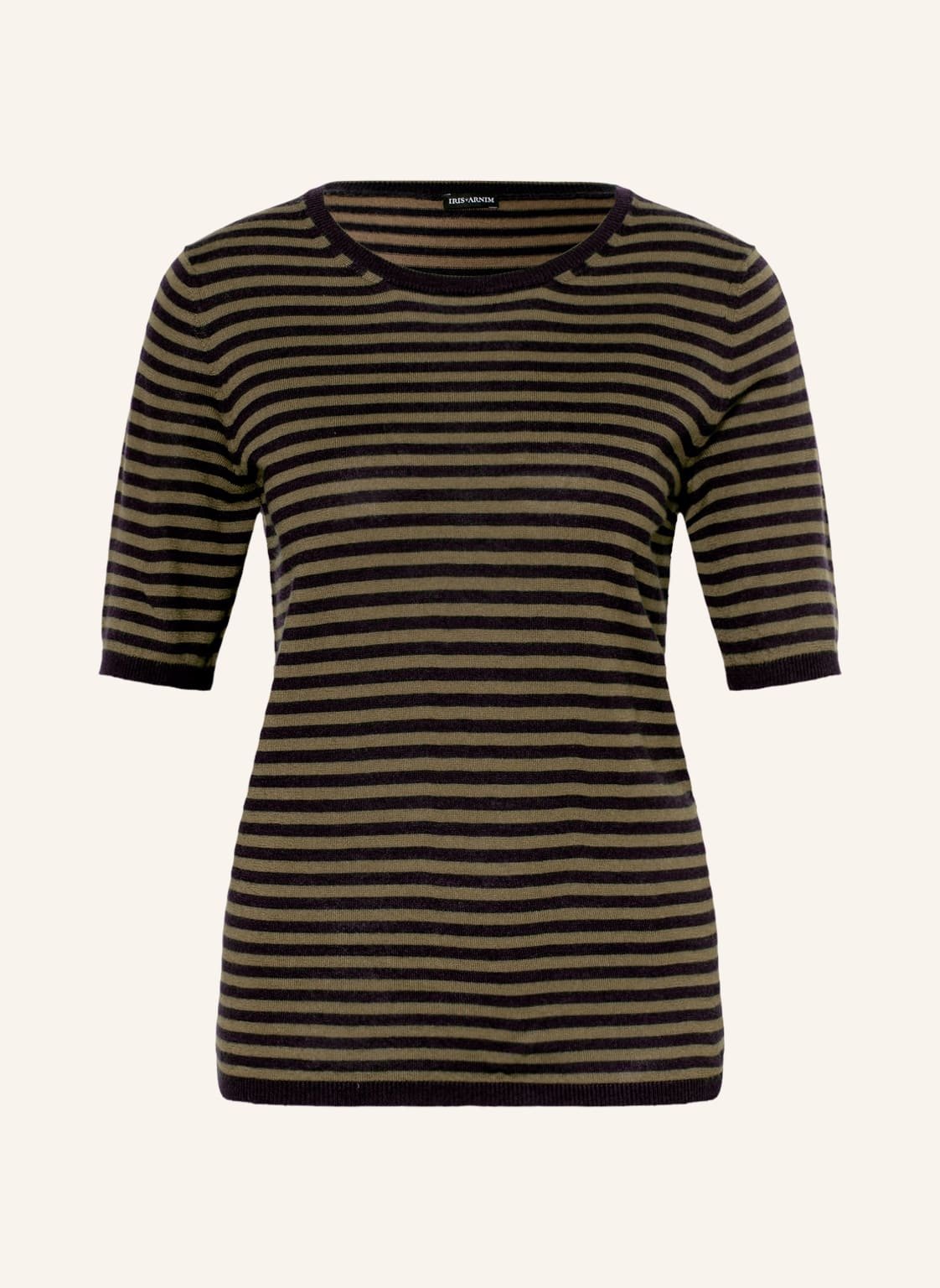 Image of Iris Von Arnim Strickshirt Aus Cashmere Mit Seide gruen