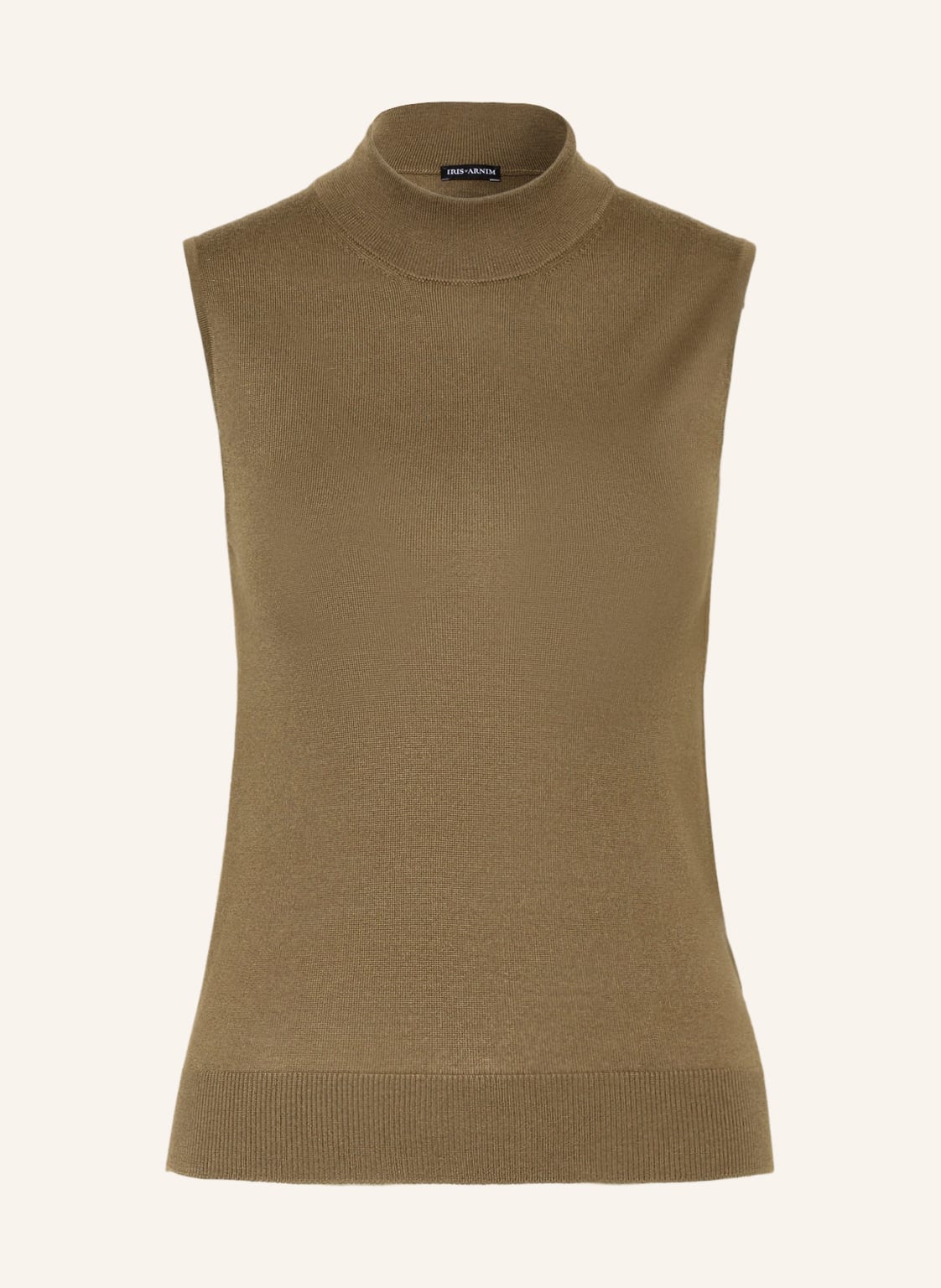 Image of Iris Von Arnim Stricktop Laura Aus Cashmere Mit Seide gruen