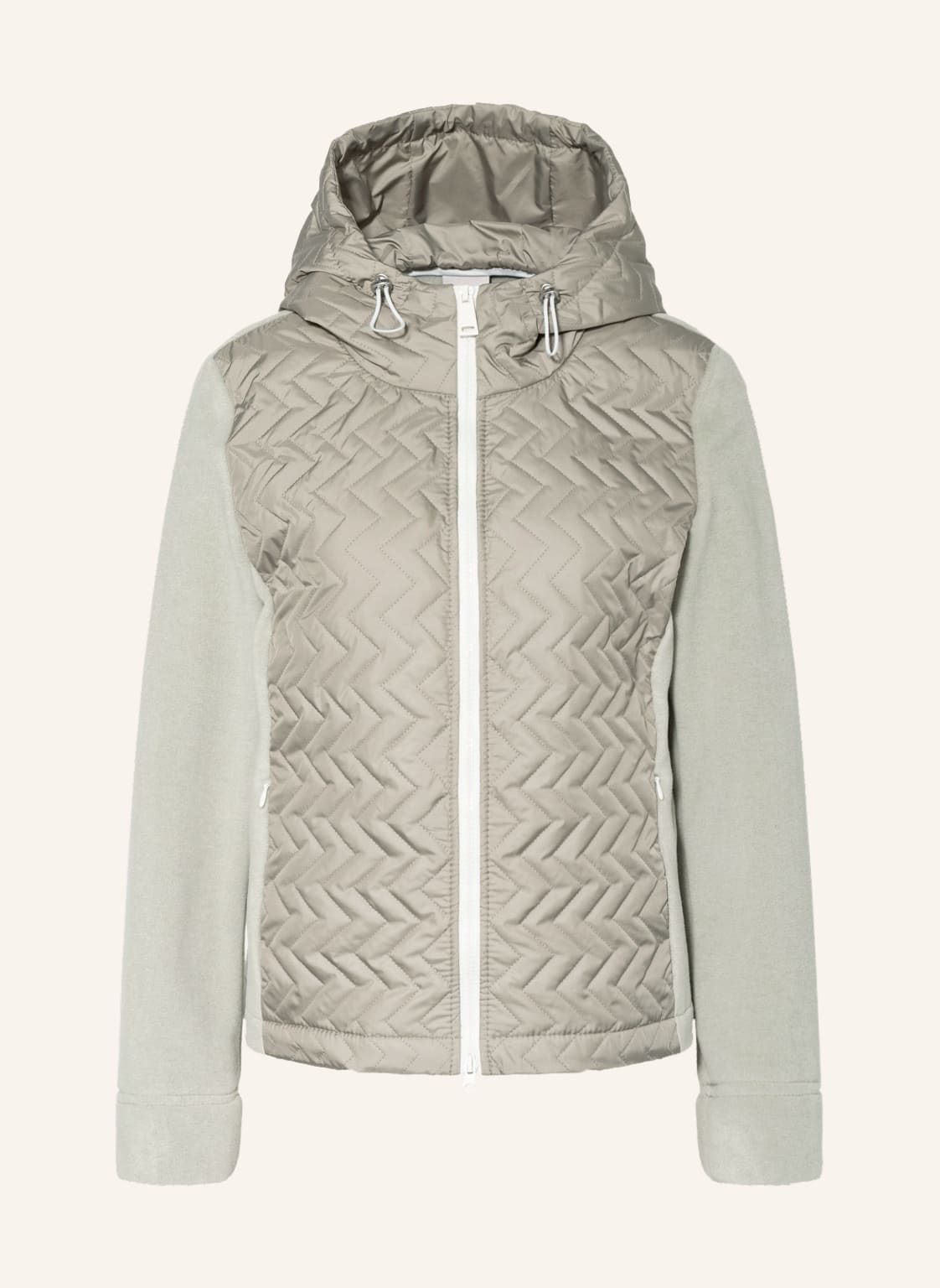 Image of Fuchs Schmitt Fleecejacke Im Materialmix gruen