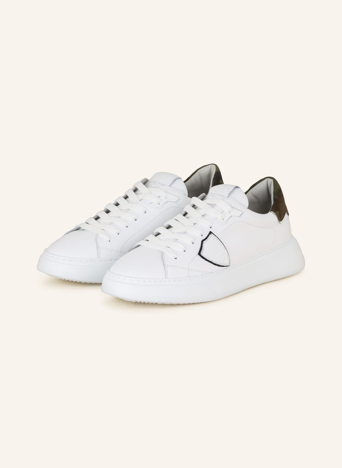 Image of Philippe Model Sneaker Temple weiss