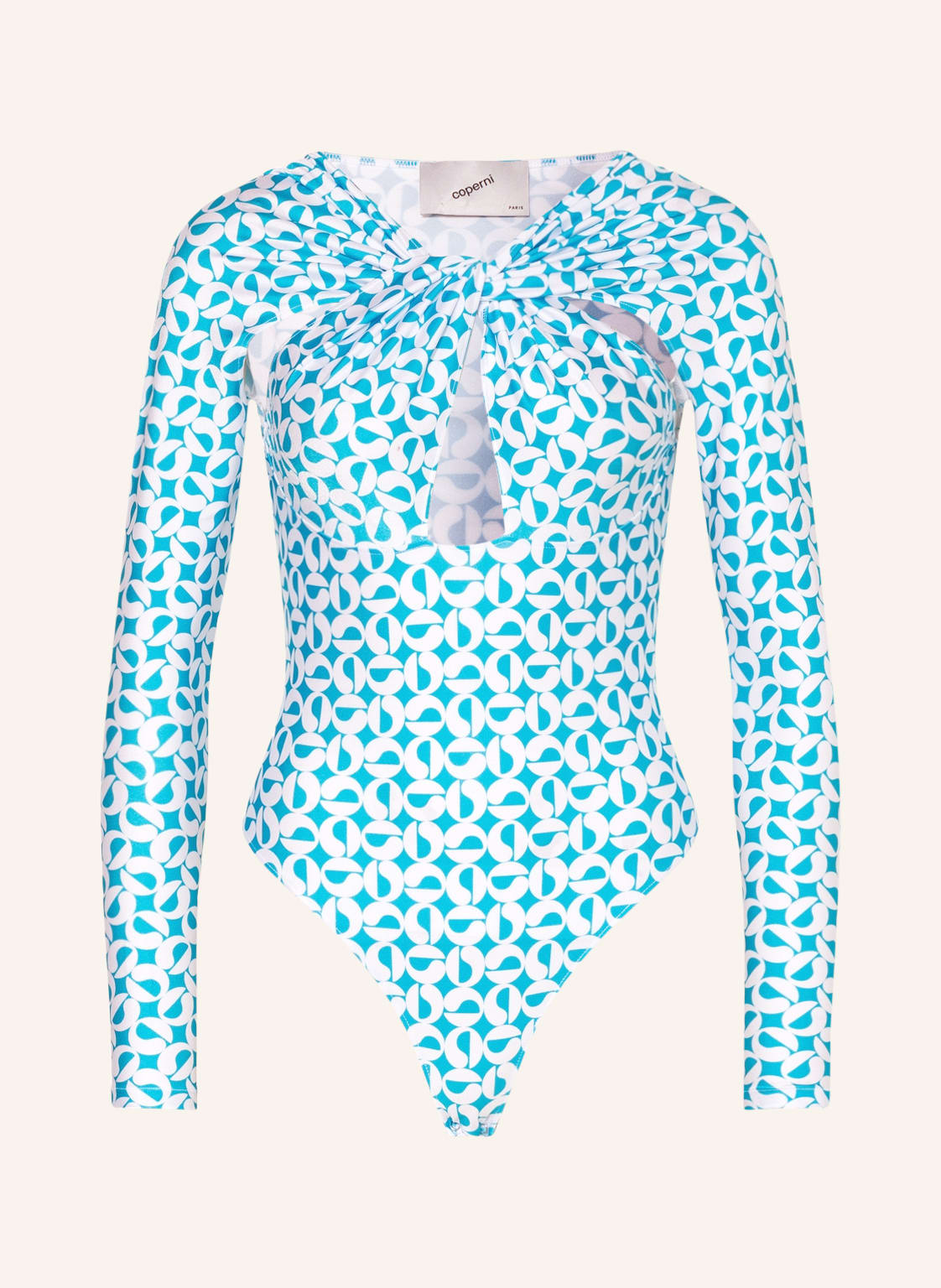 Image of Coperni String-Body Mit Cut-Outs blau