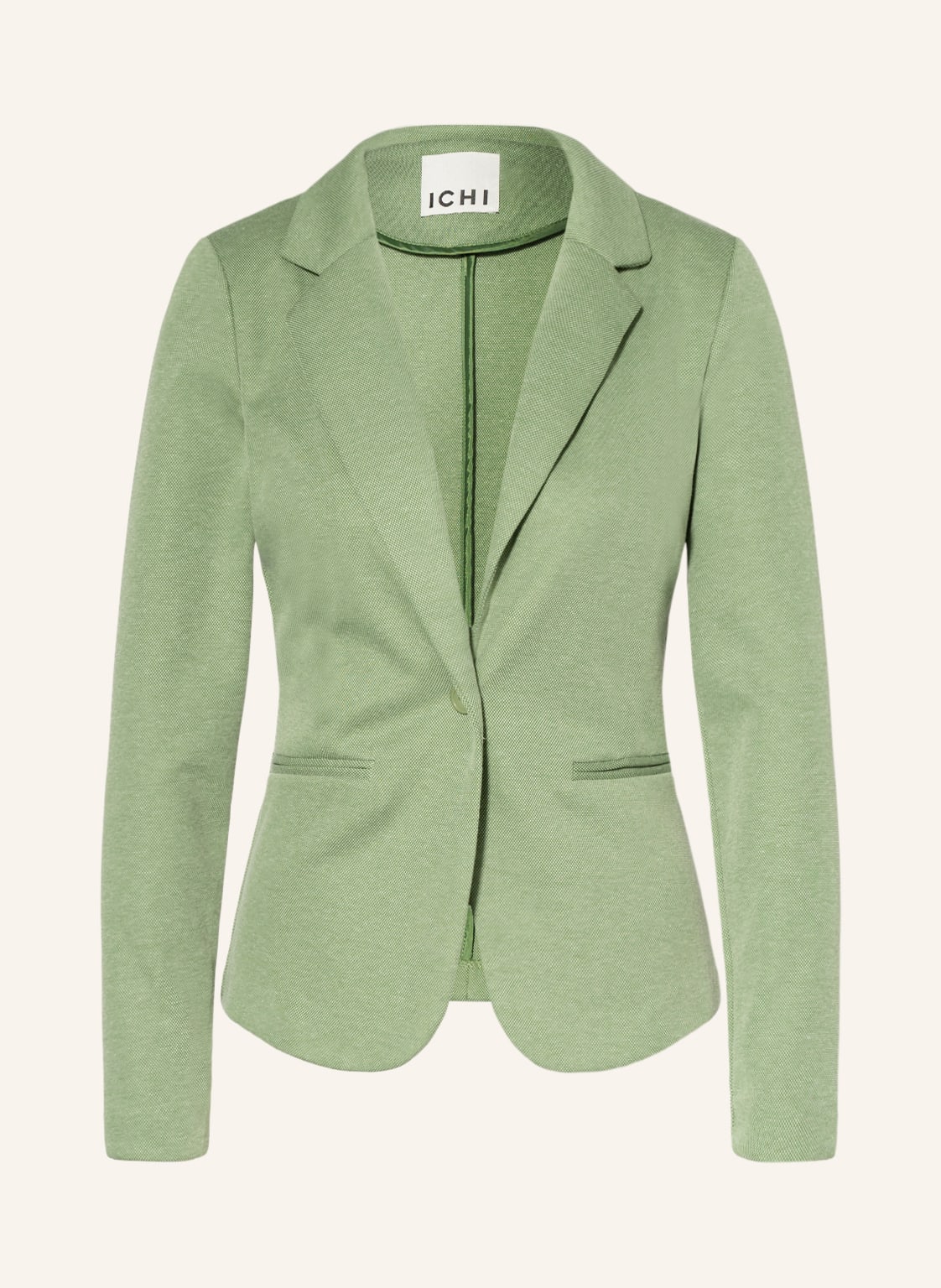 Image of Ichi Piqué-Blazer Ihkate gruen