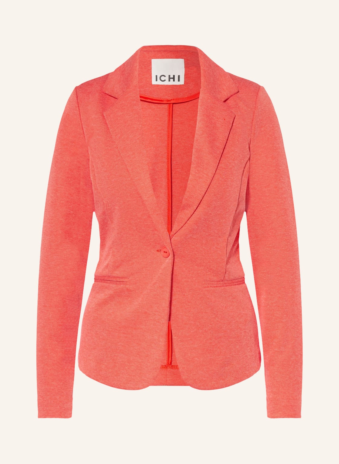 Image of Ichi Piqué-Blazer Ihkate rot