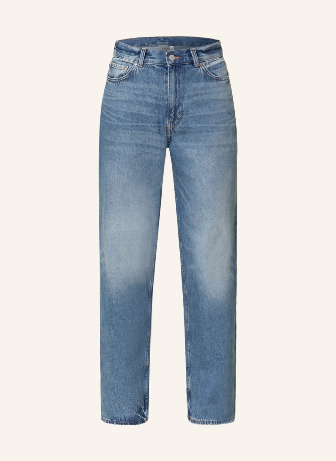 Image of Weekday Straight Jeans Rail blau