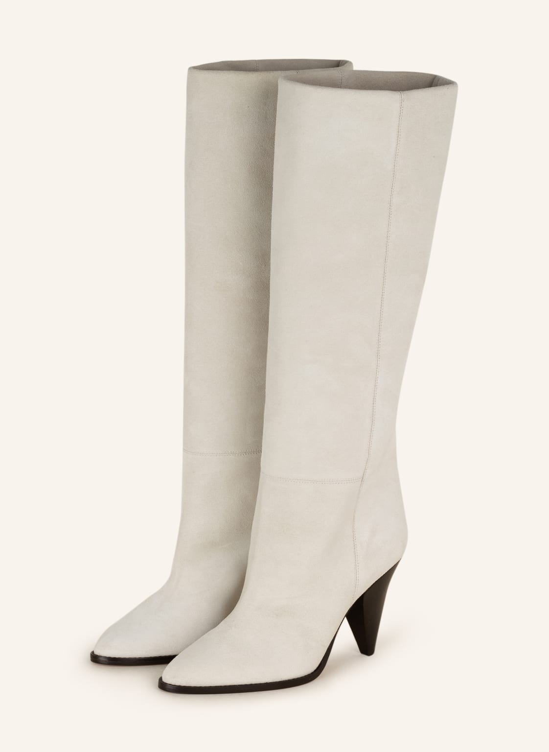 Image of Isabel Marant Stiefel Suede Slouchy beige