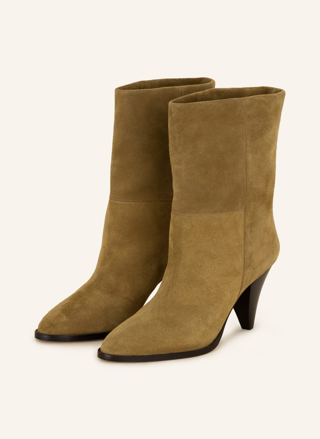 Image of Isabel Marant Stiefeletten Suede Slouchy beige