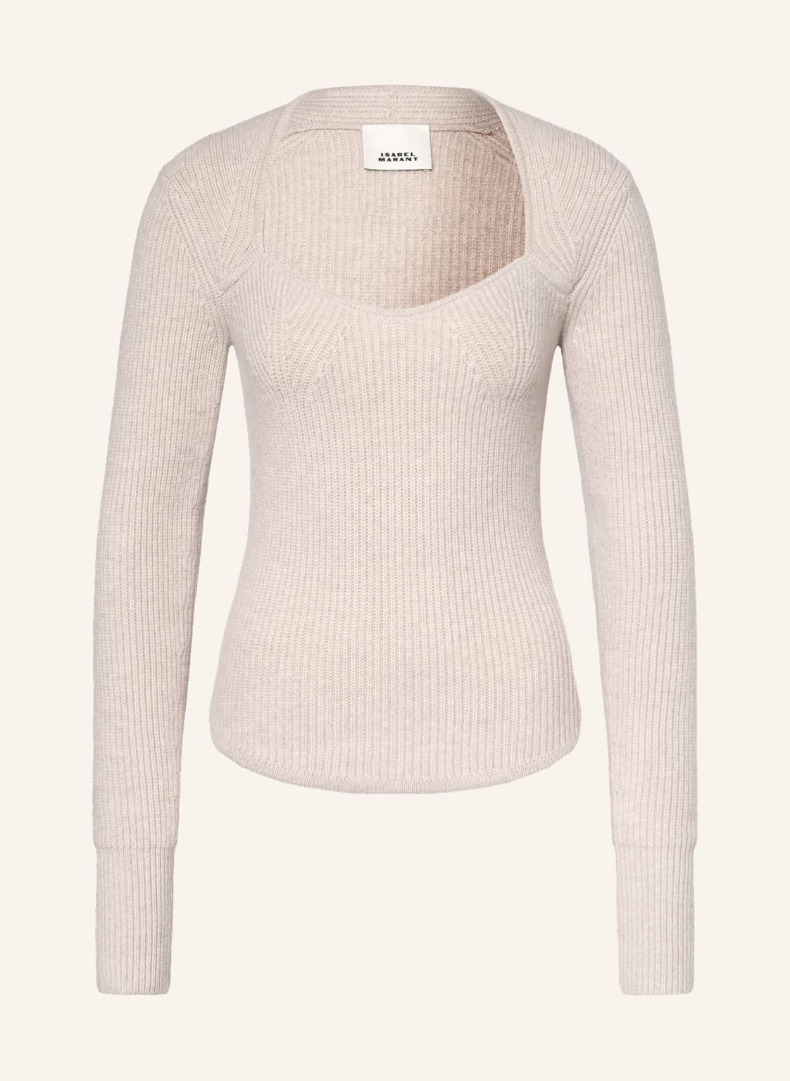 Image of Isabel Marant Pullover Bailey Mit Cashmere beige