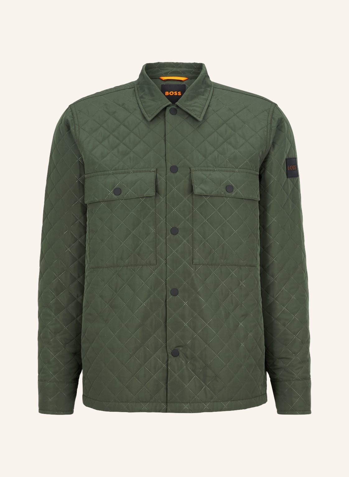 Image of Boss Overjacket Lovel gruen