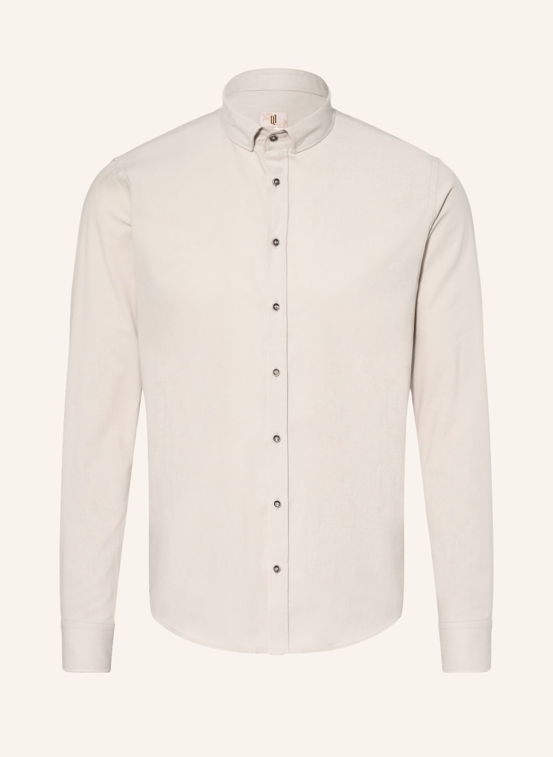 Image of q1 Manufaktur Cordhemd Extra Slim Fit beige