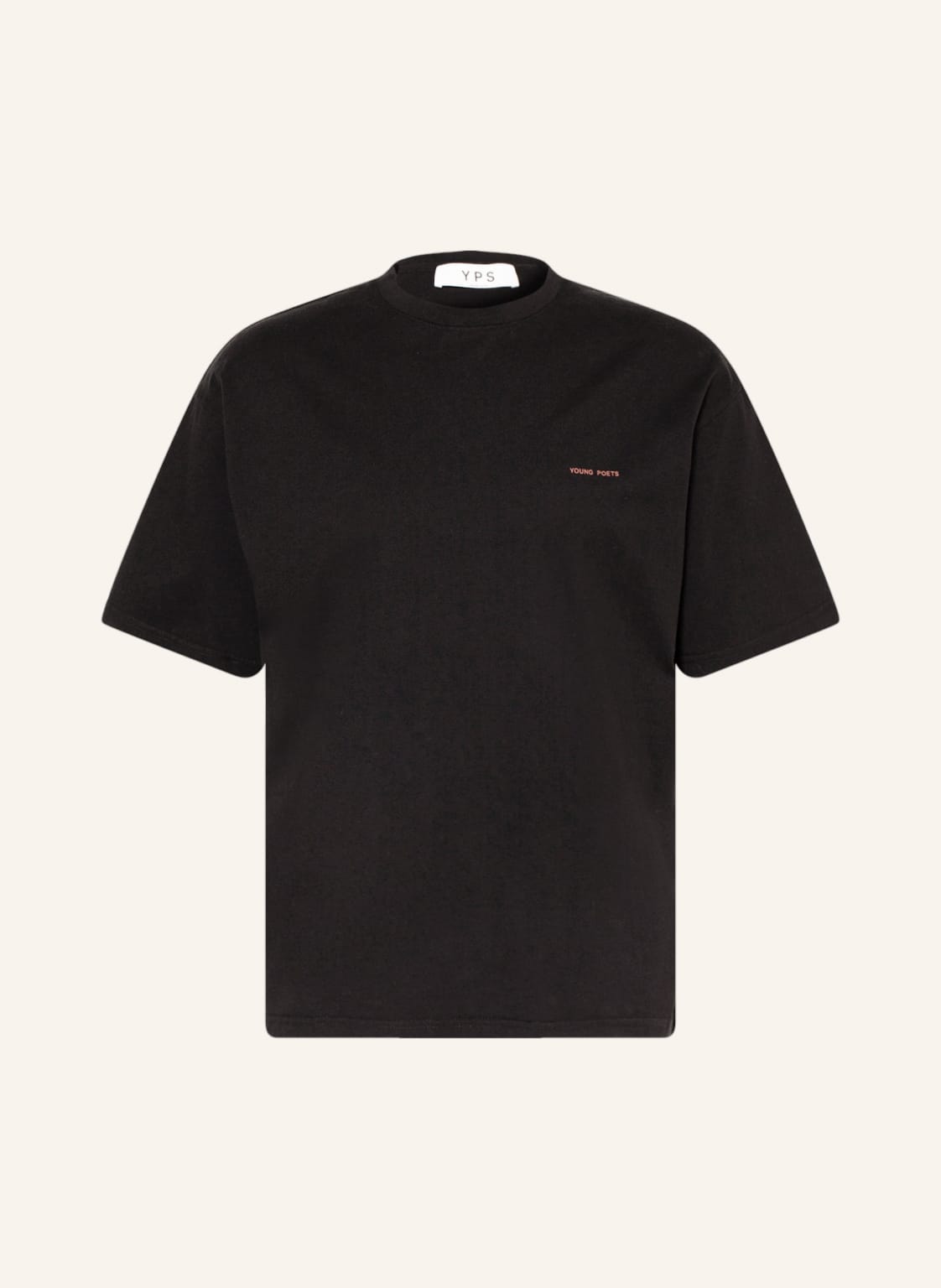 Image of Young Poets T-Shirt Sundown Yoricko 231 Relaxed schwarz