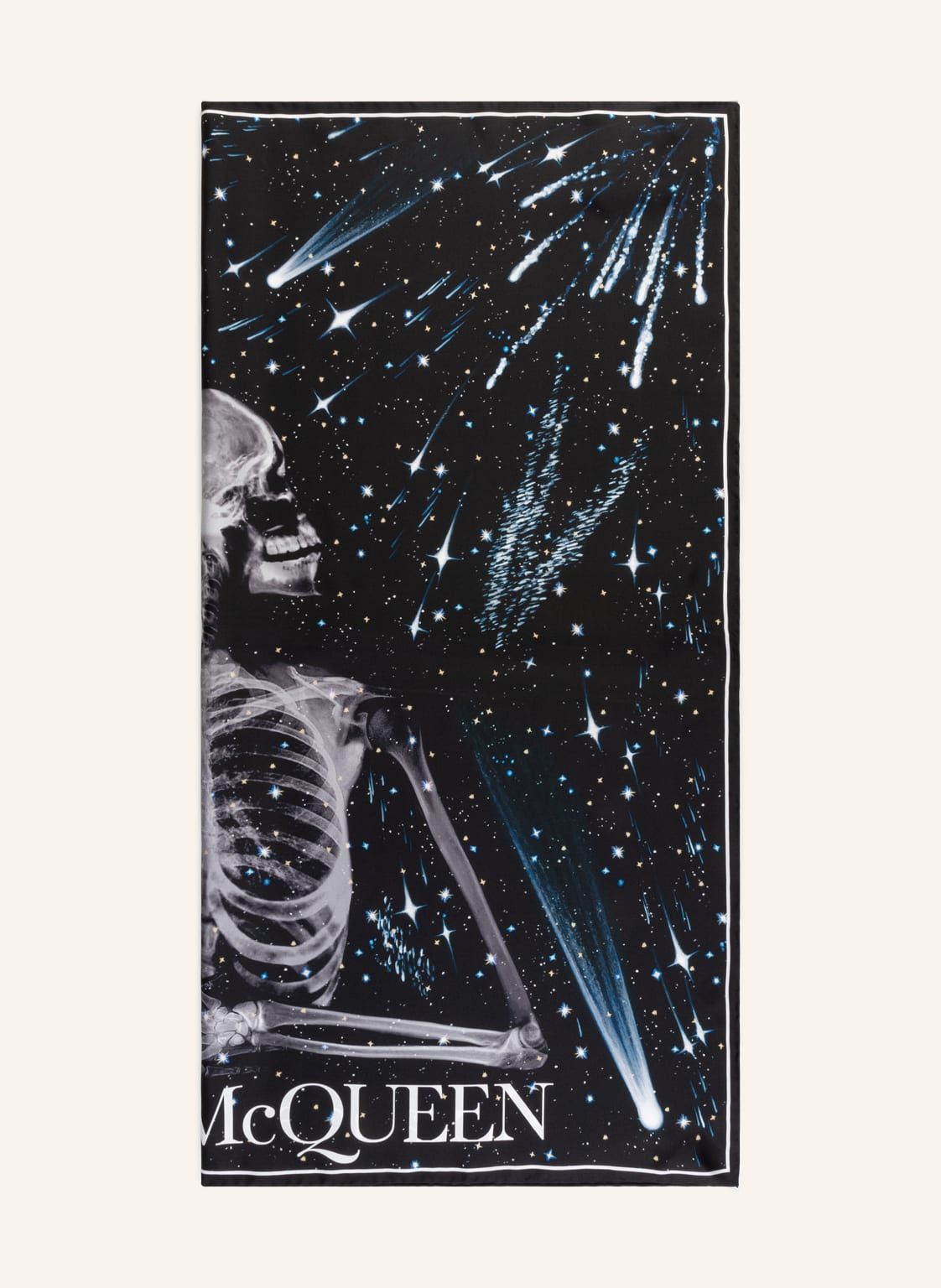 Image of Alexander Mcqueen Seidentuch schwarz